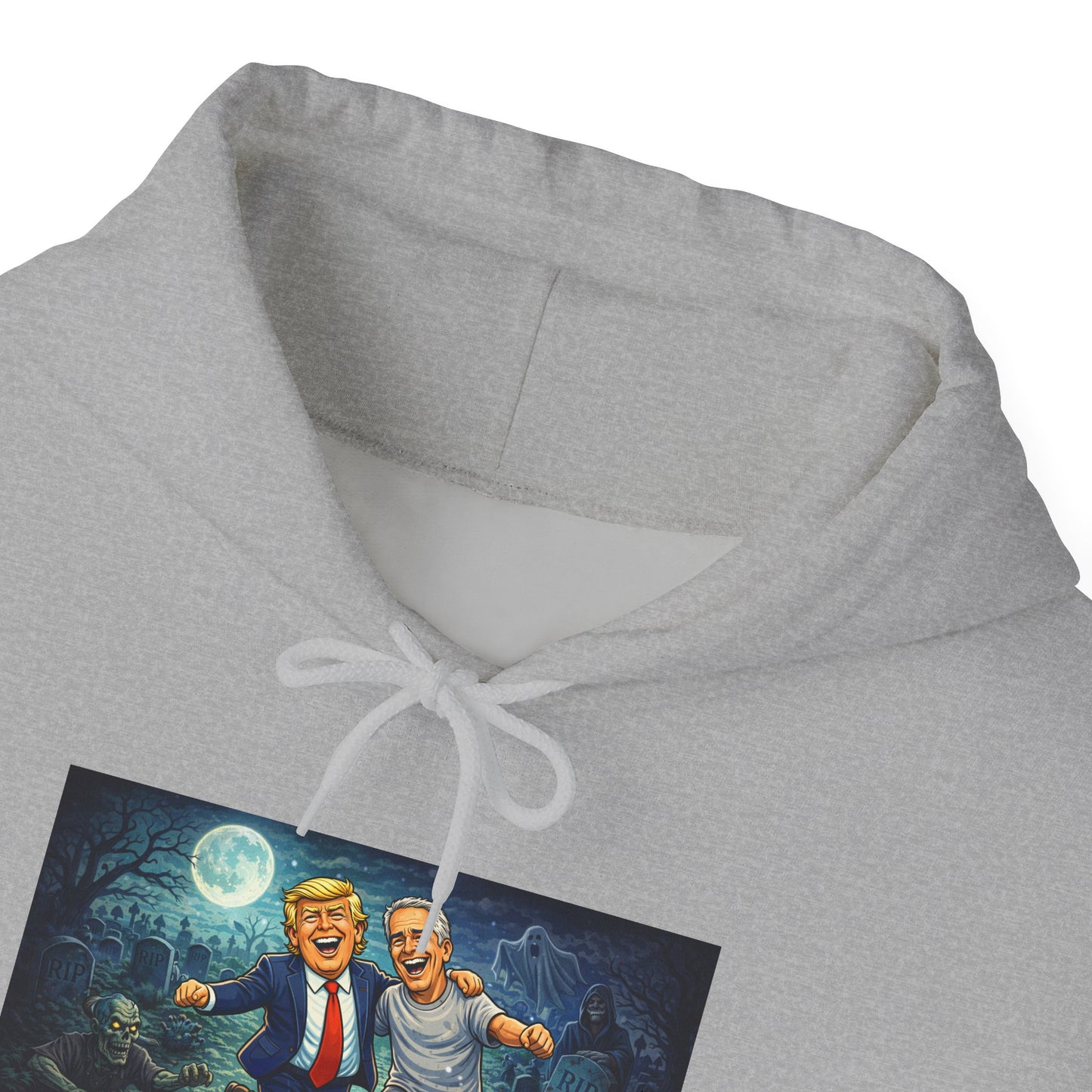 Political Comedy Hoodie — “Surrendering America” Satirical Graphic Sweatshirt