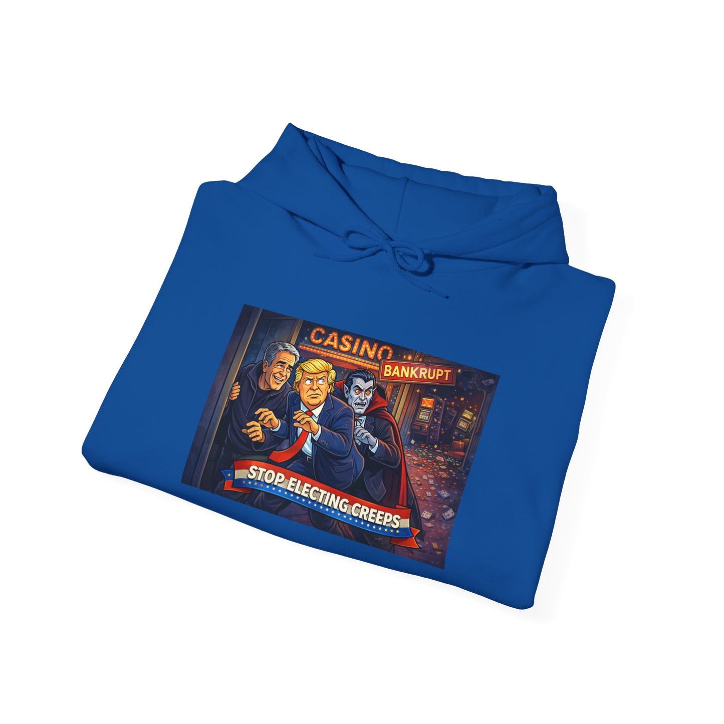Casino Night Hoodie — Vintage Gambling Scene Sweatshirt