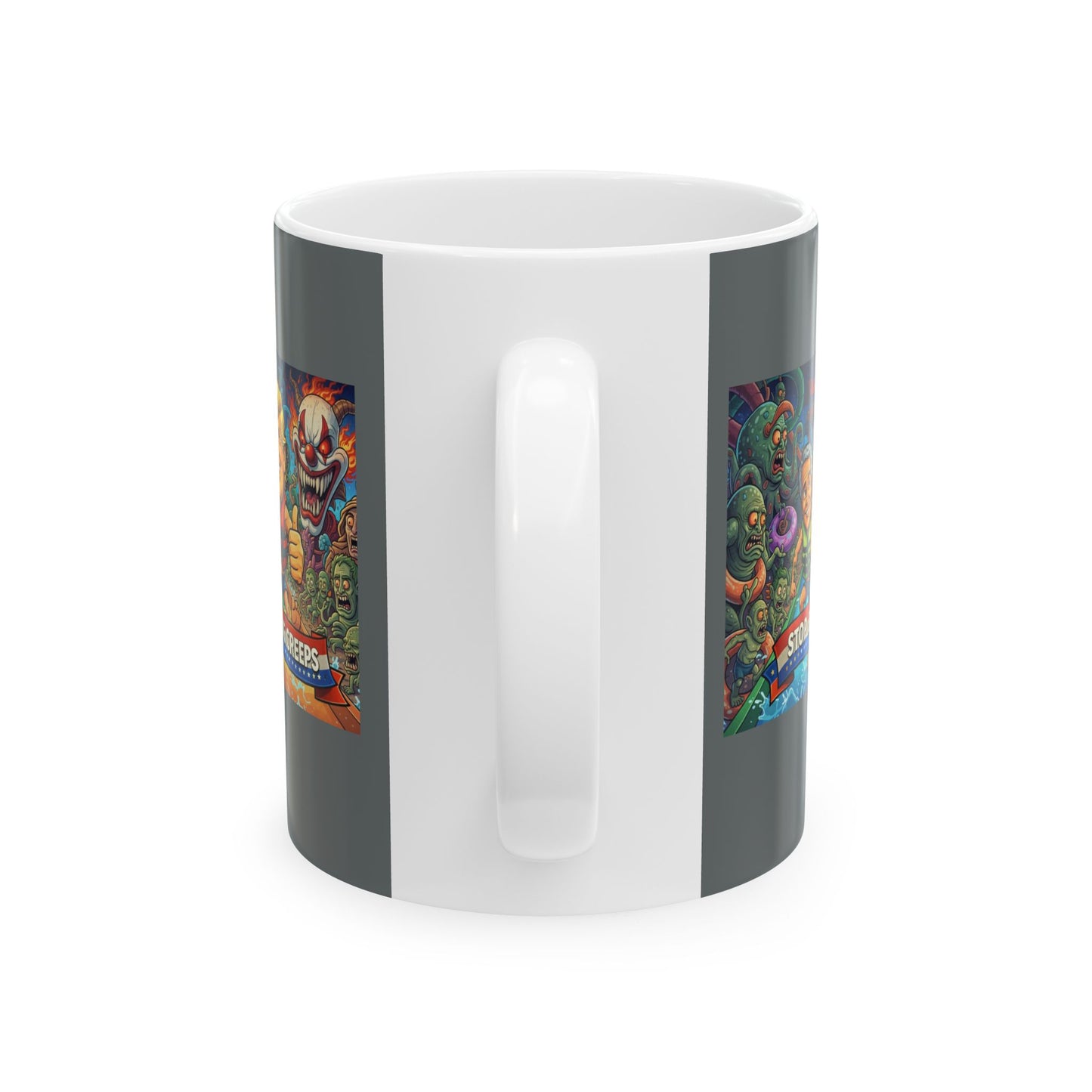 Scary Circus Clown Horror Ceramic Mug (11oz/15oz)