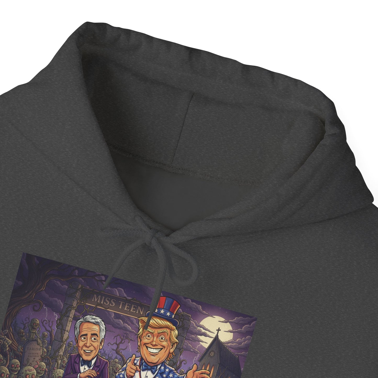 Patriotic Campfire Hoodie — 'Land of the Free' Vintage Americana Design