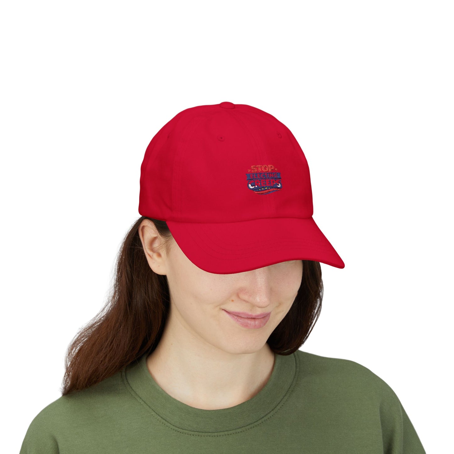 Dad Cap — "Stop Electing Creeps" Embroidered Political Baseball Hat