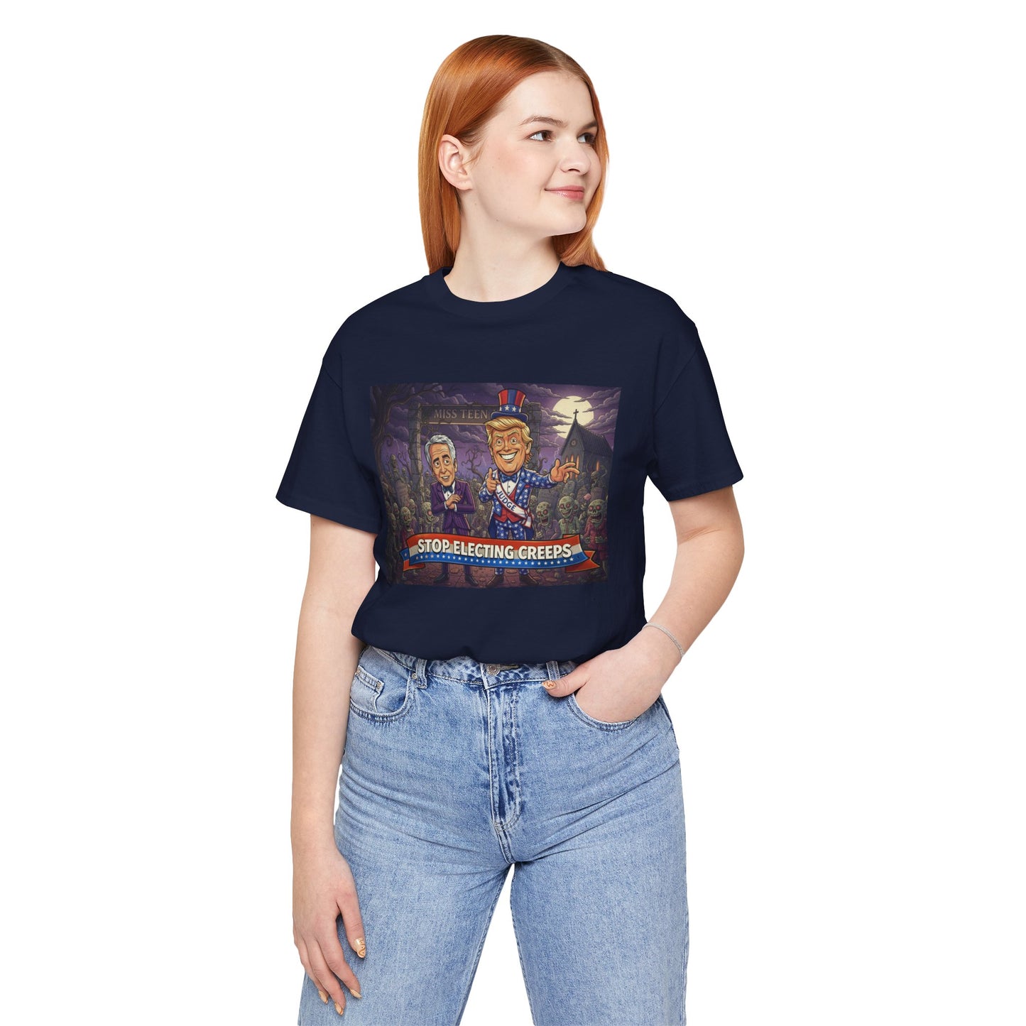 Stop Electing Creeps Political T‑Shirt — Satirical Anti‑Corruption Tee