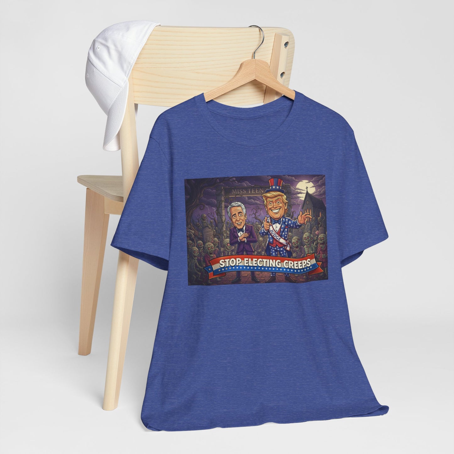 Stop Electing Creeps Political T‑Shirt — Satirical Anti‑Corruption Tee