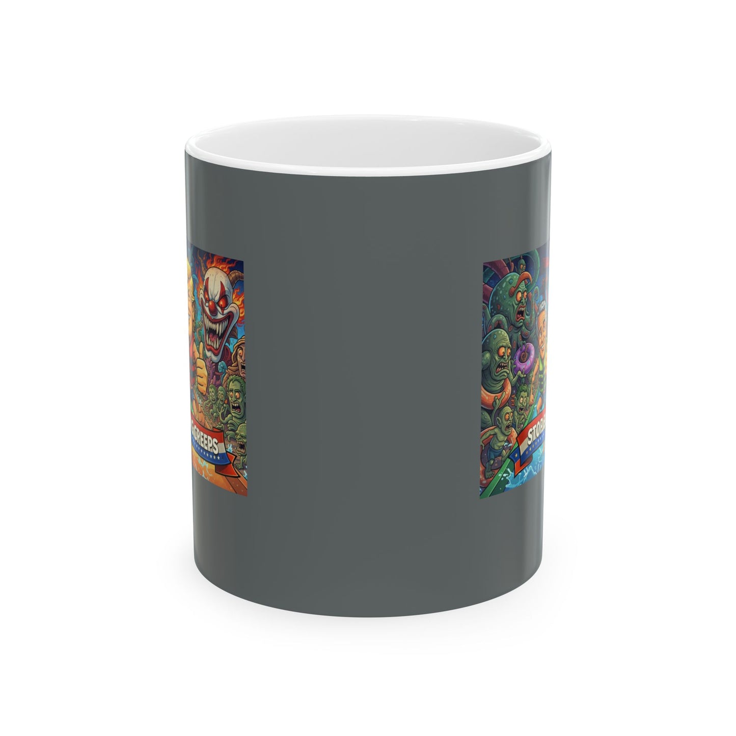 Scary Circus Clown Horror Ceramic Mug (11oz/15oz)