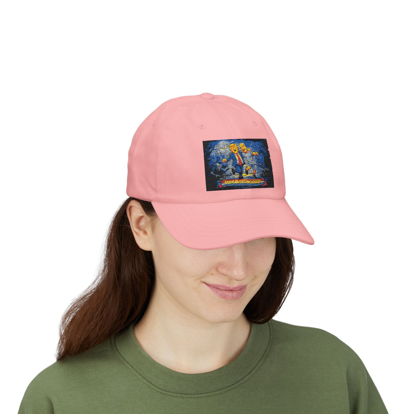 Dad Cap — Starry Night Surfing Patch Hat