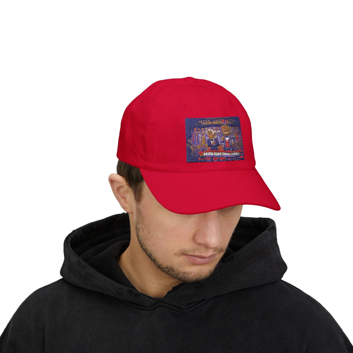 Dad Cap — Vintage Arcade 'Stop Kicking Sleep's' Graphic Hat