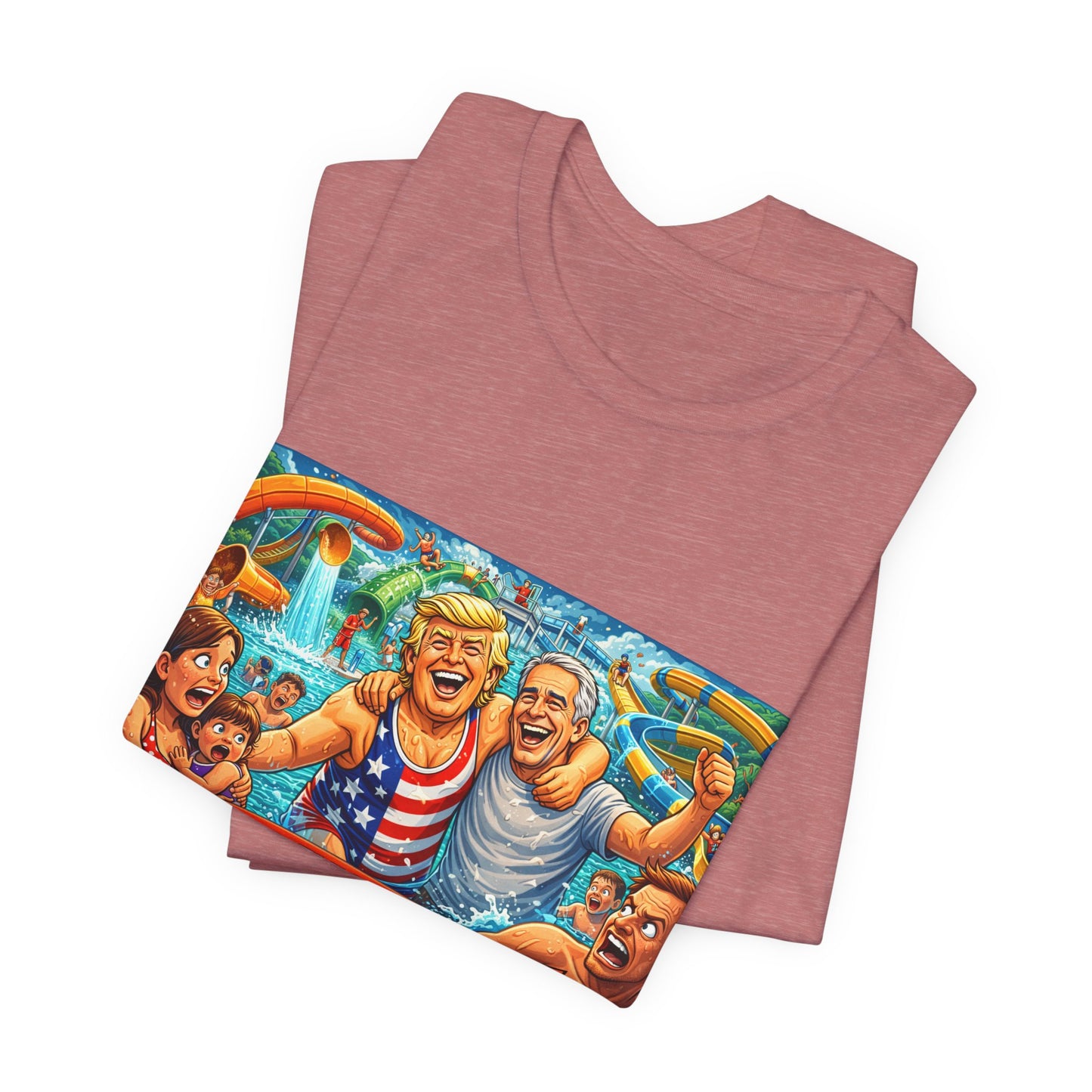 T‑Shirt — "Stop Fleecing Creeps" Beach Party Graphic Tee