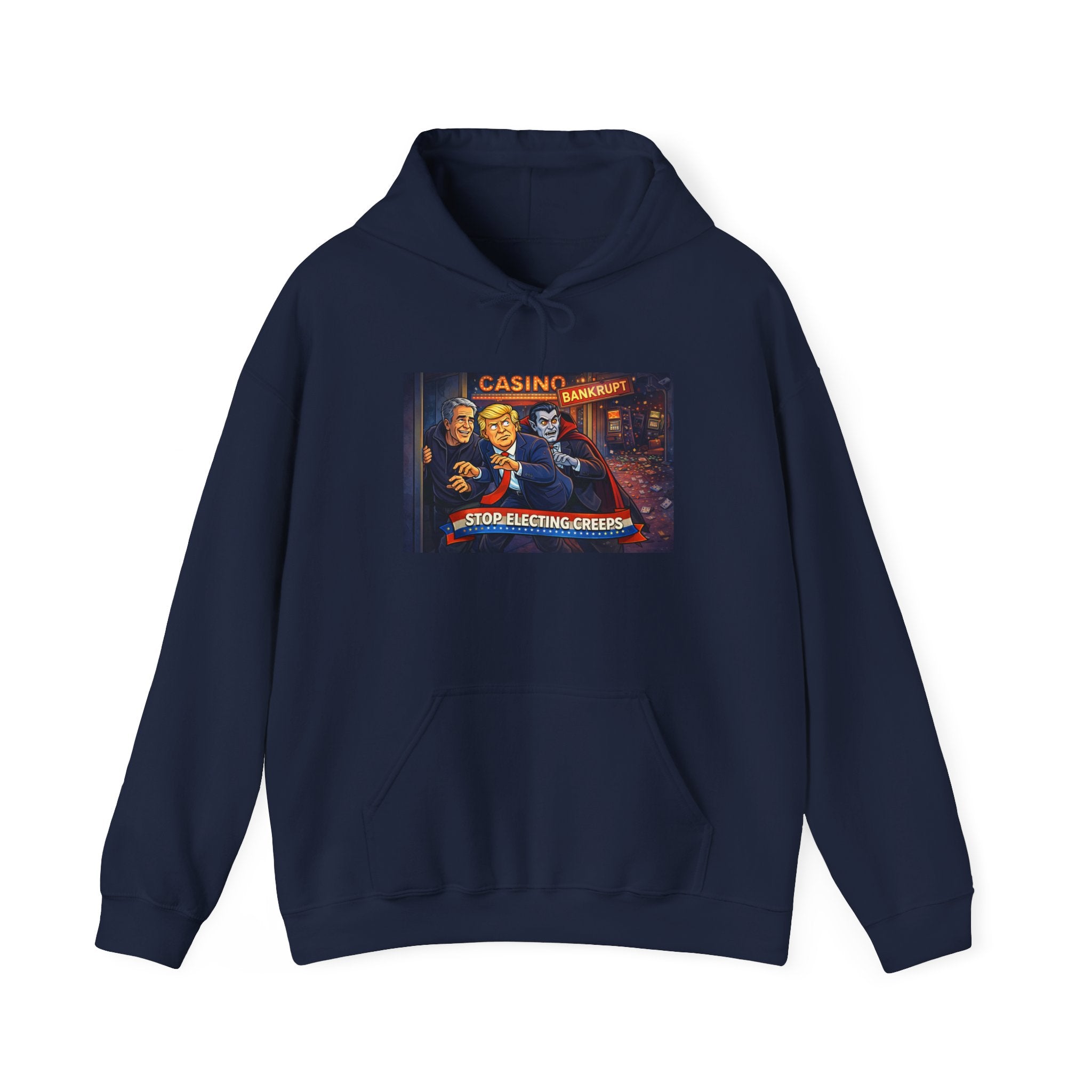 Casino Night Hoodie — Vintage Gambling Scene Sweatshirt