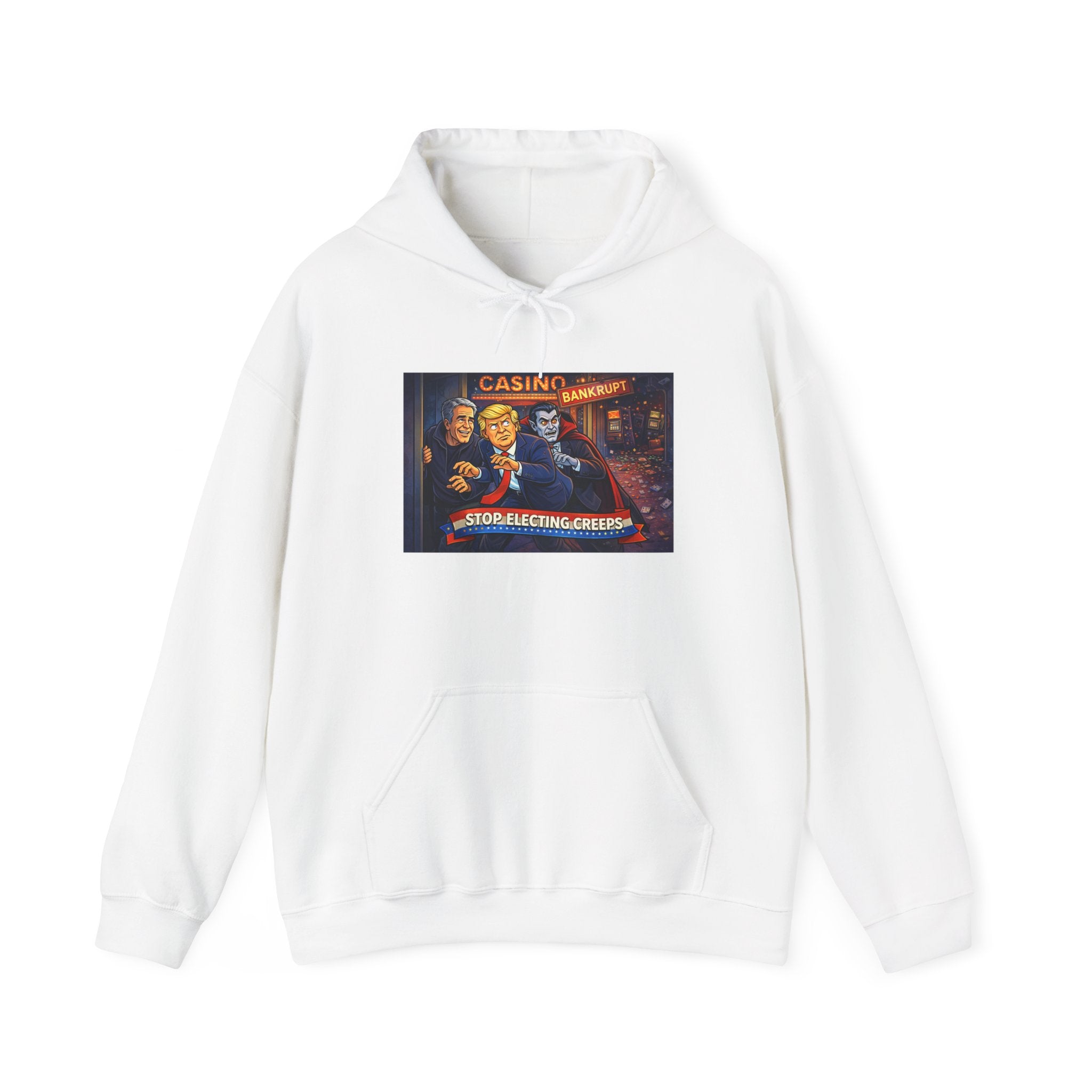 Casino Night Hoodie — Vintage Gambling Scene Sweatshirt
