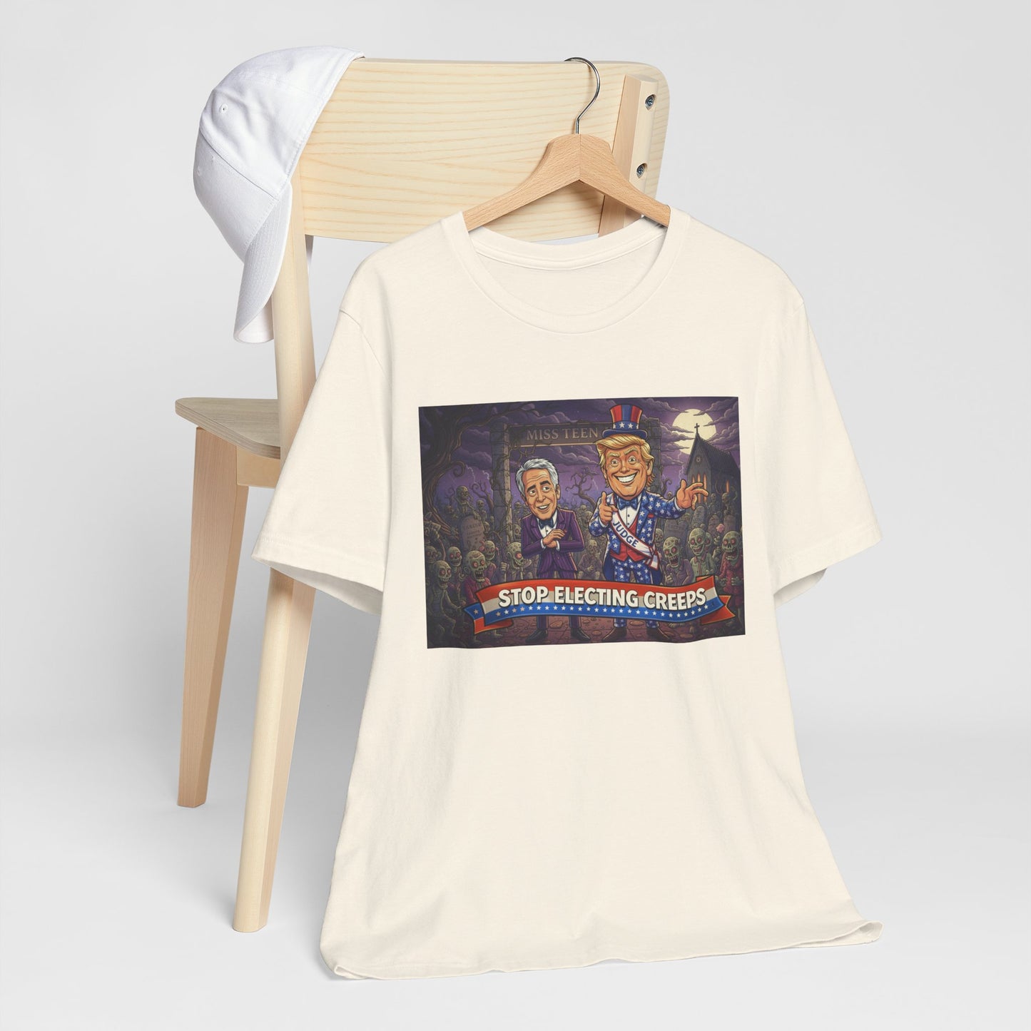 Stop Electing Creeps Political T‑Shirt — Satirical Anti‑Corruption Tee