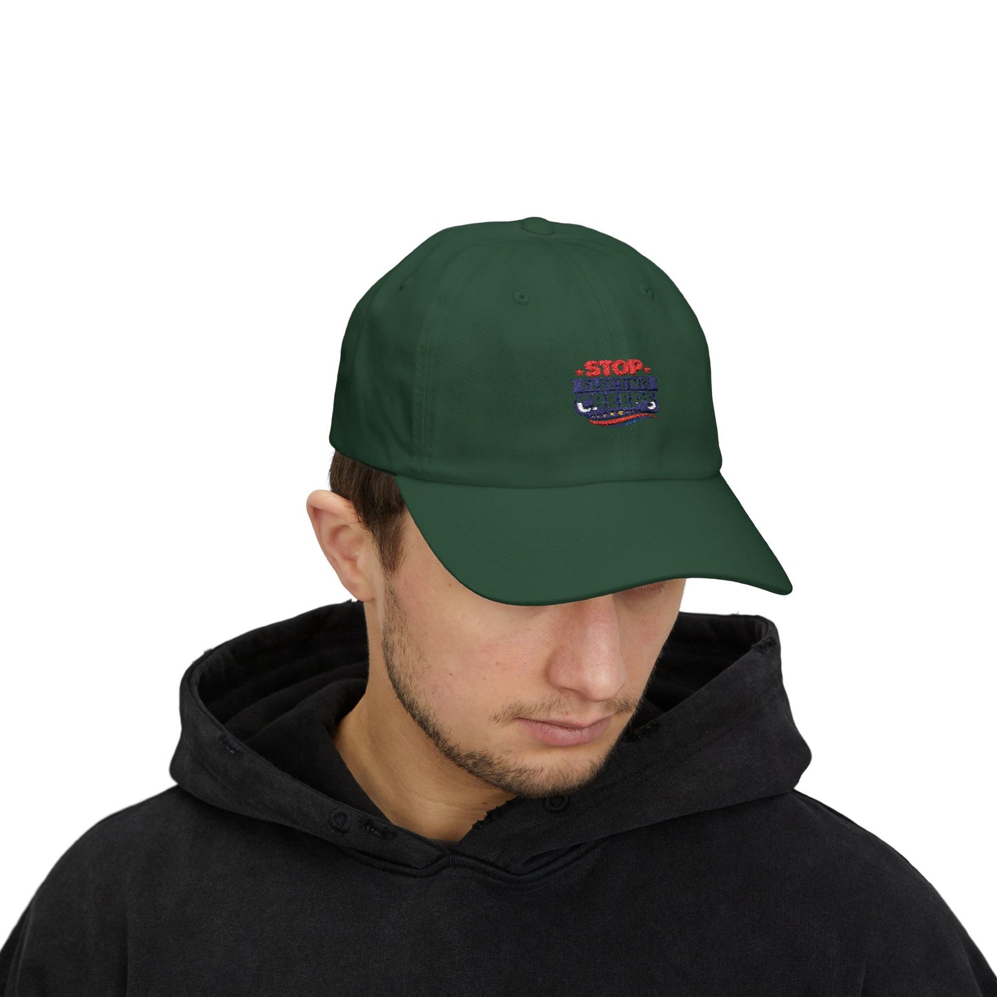 Dad Cap — "Stop Electing Creeps" Embroidered Political Baseball Hat