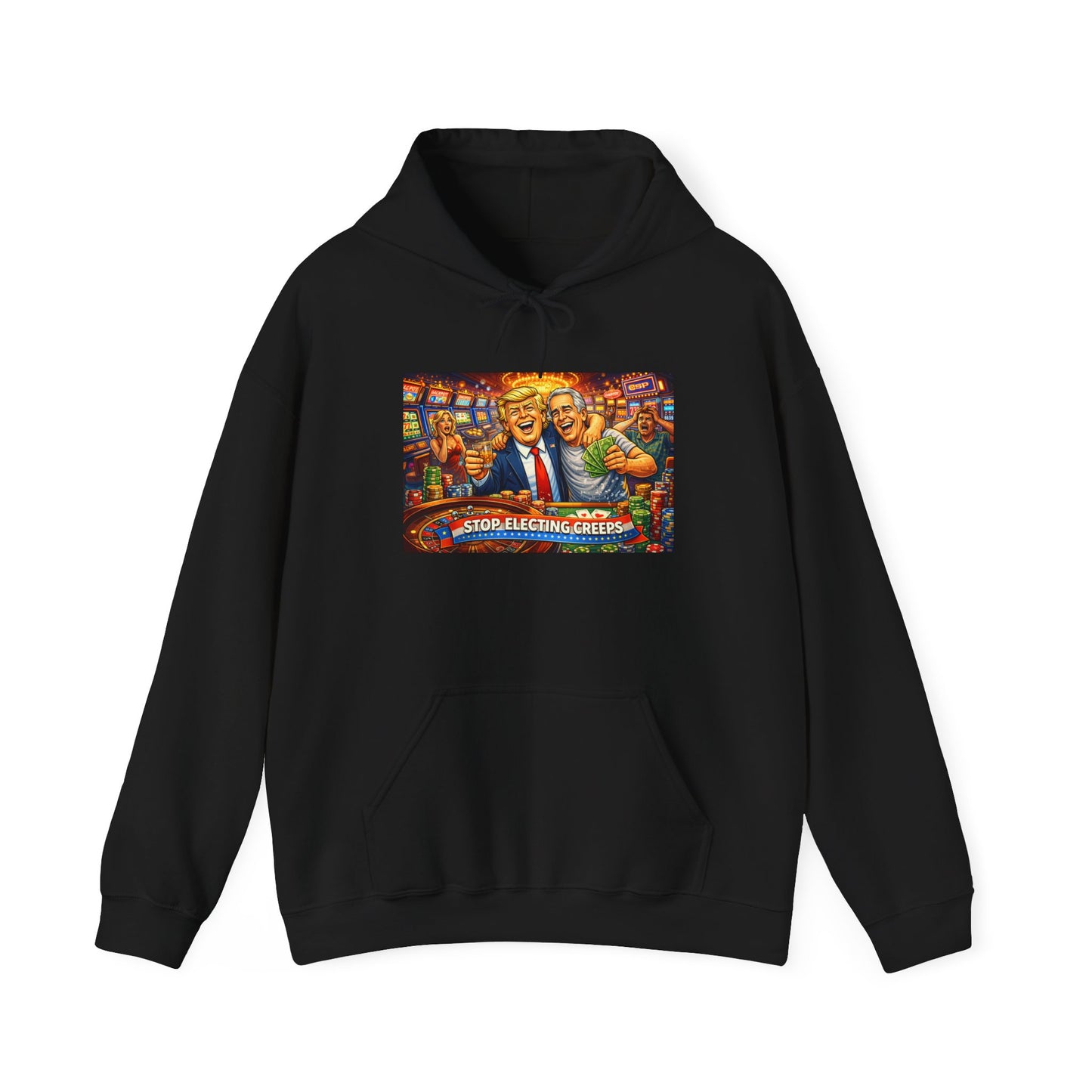 Political Parody Hoodie — 'Stop Blanching Beer' Colorful Satire Design