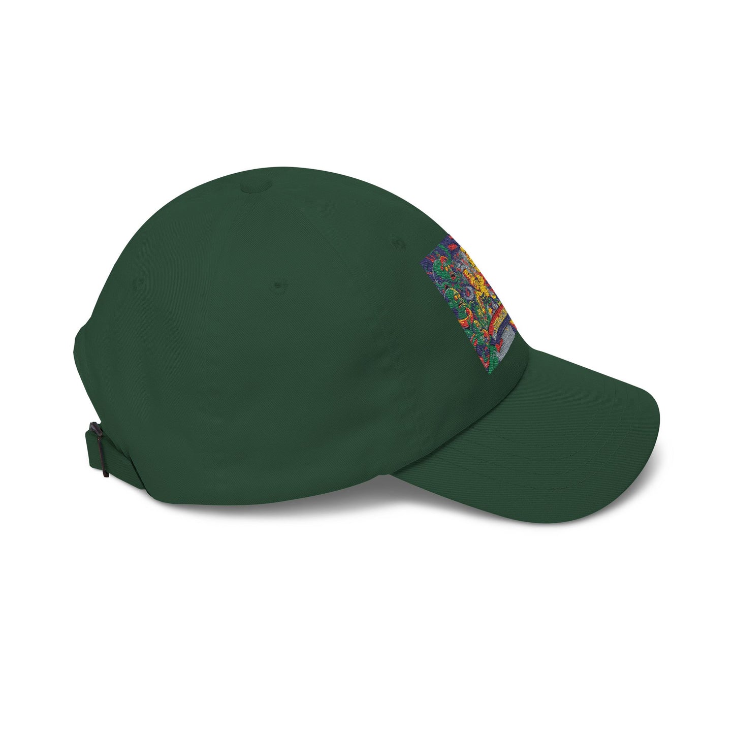 Dad Cap — Colorful Mosaic Smile Design