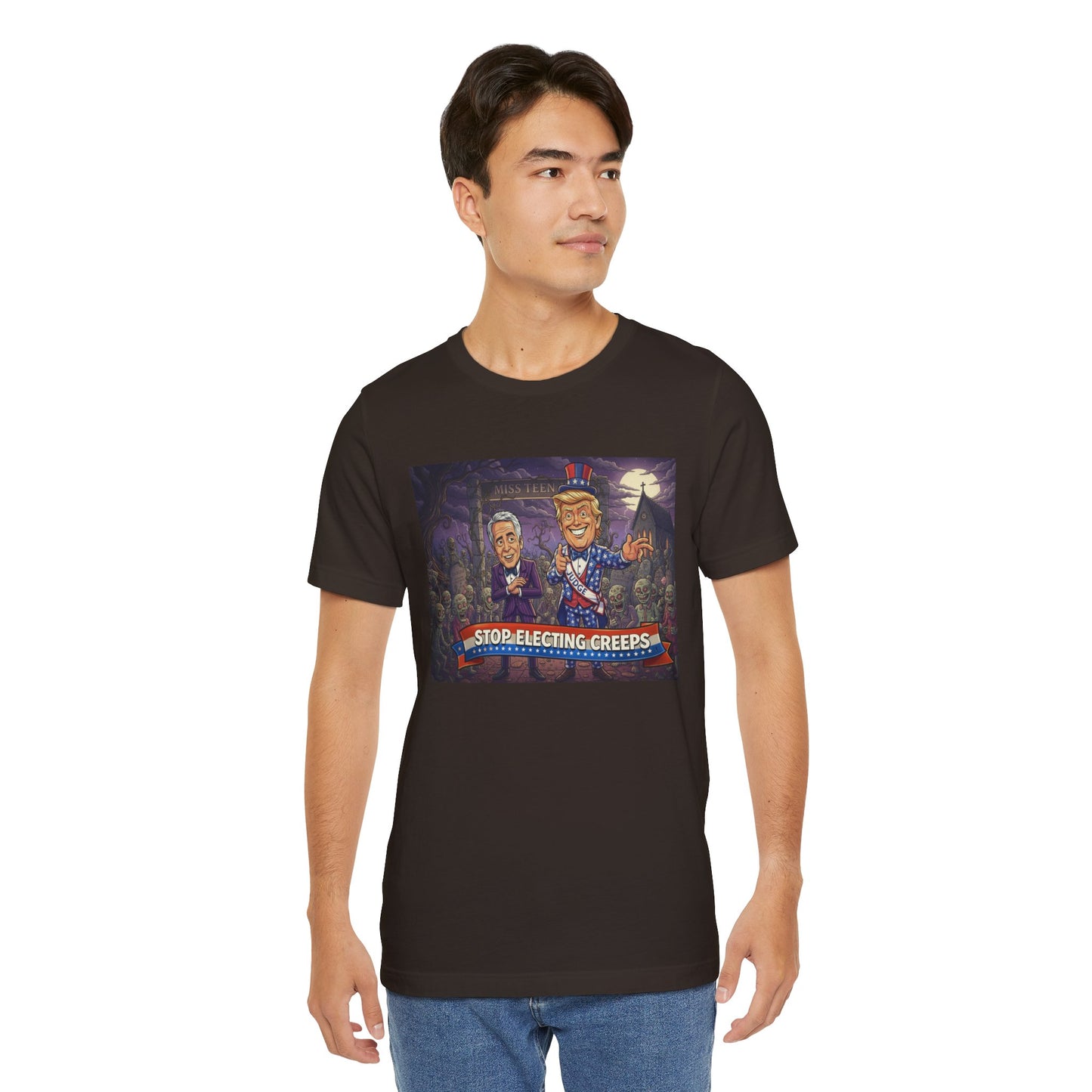 Stop Electing Creeps Political T‑Shirt — Satirical Anti‑Corruption Tee