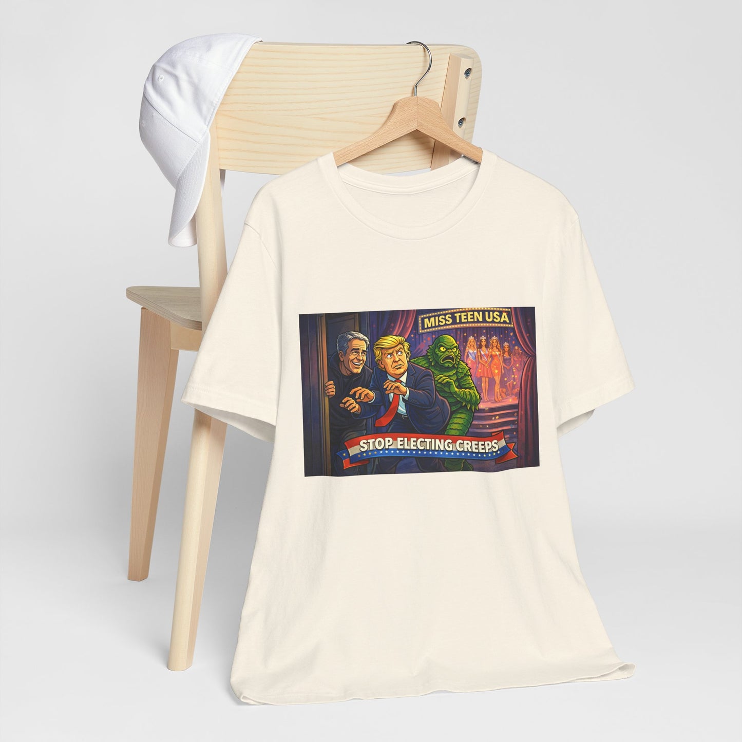 Stop Electing Creeps Tee — Political Satire Graphic Shirt
