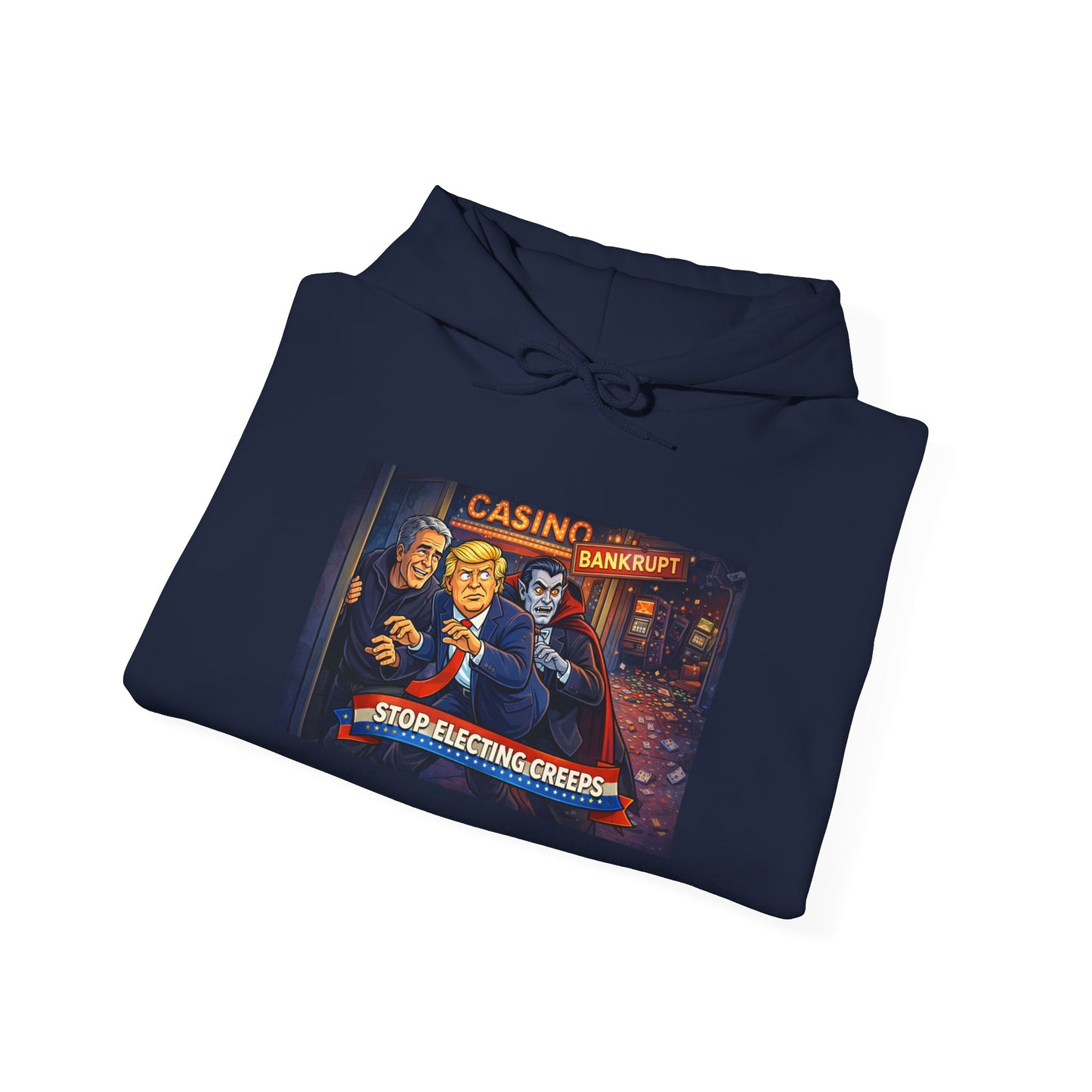Casino Night Hoodie — Vintage Gambling Scene Sweatshirt