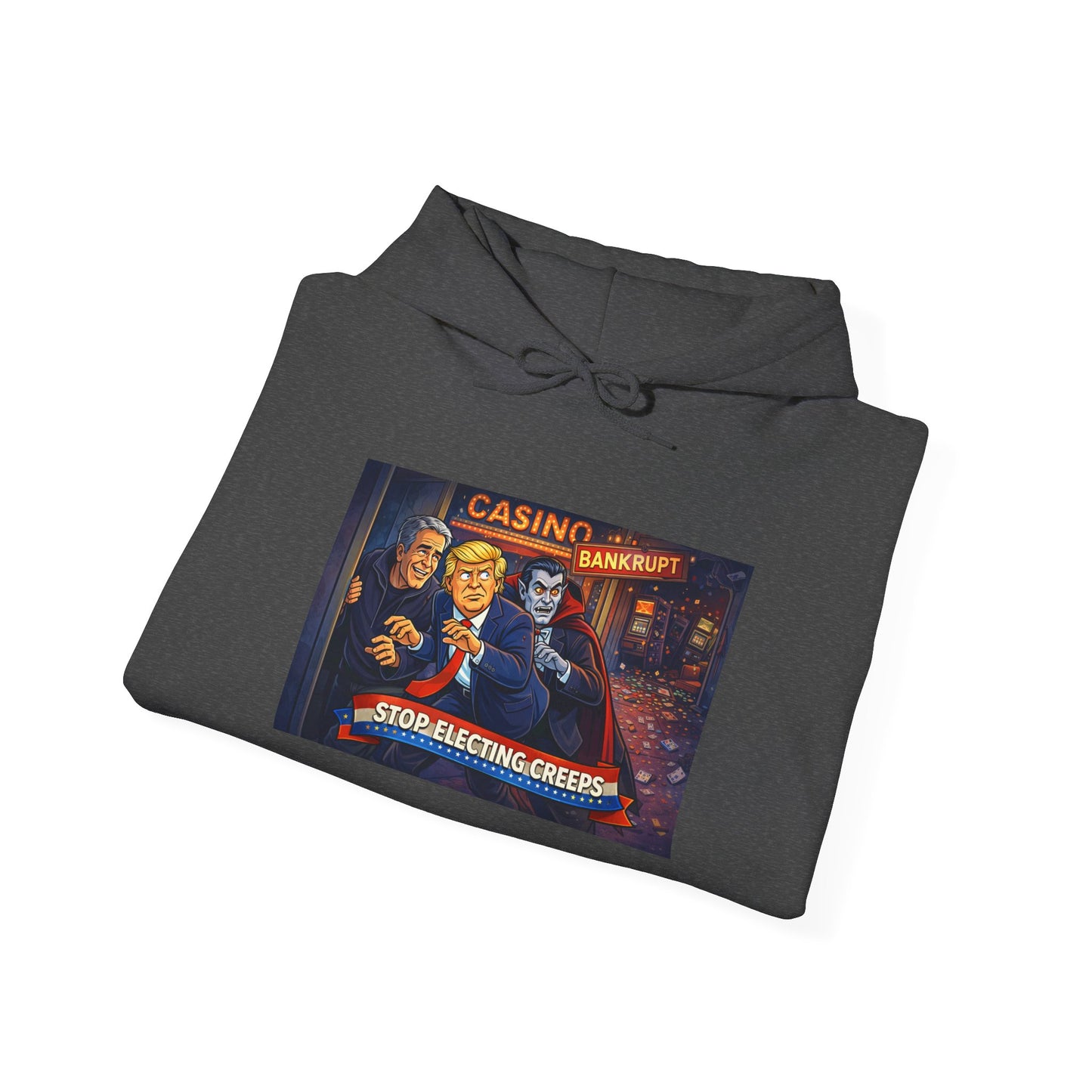 Casino Night Hoodie — Vintage Gambling Scene Sweatshirt