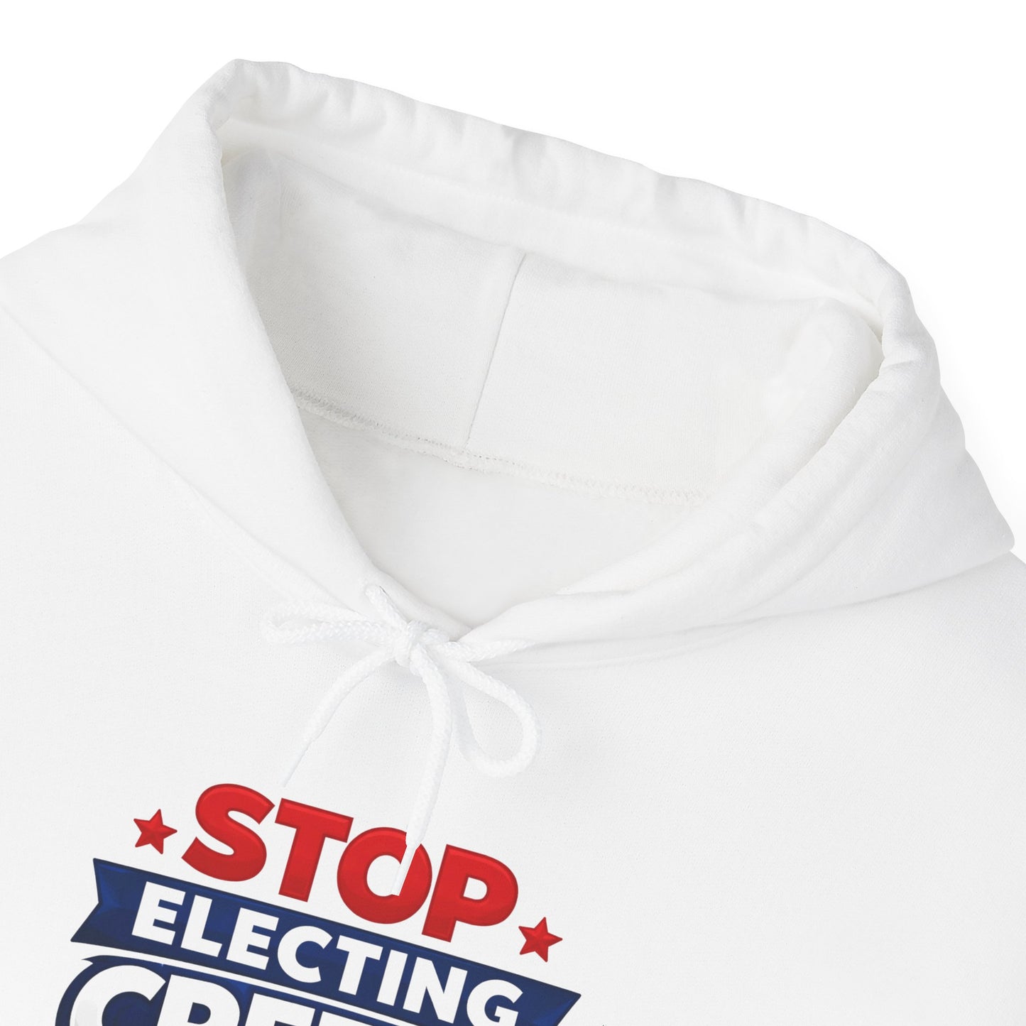Political Hoodie - "Stop Electing Creeps" Protest Pullover