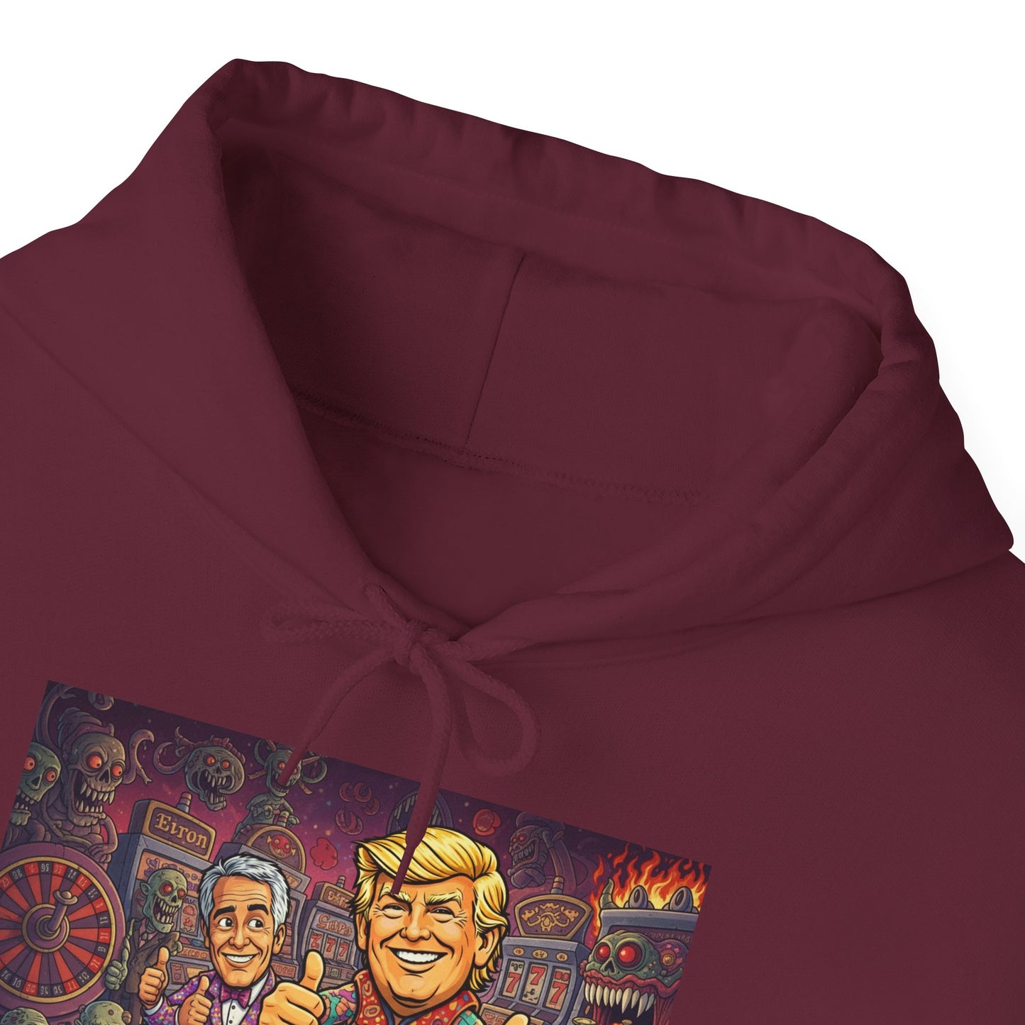 Political Satire Hoodie — "Stop Electing Creeps" Graphic Pullover