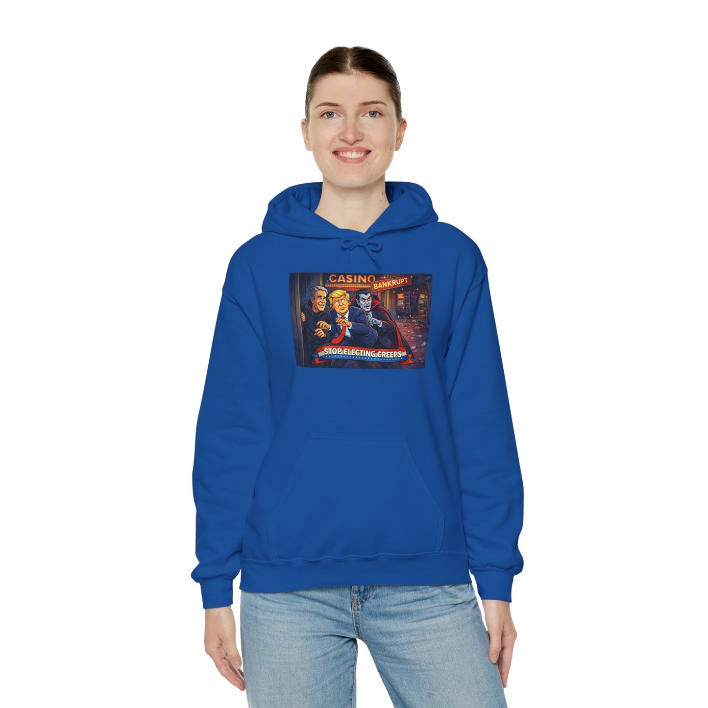 Casino Night Hoodie — Vintage Gambling Scene Sweatshirt