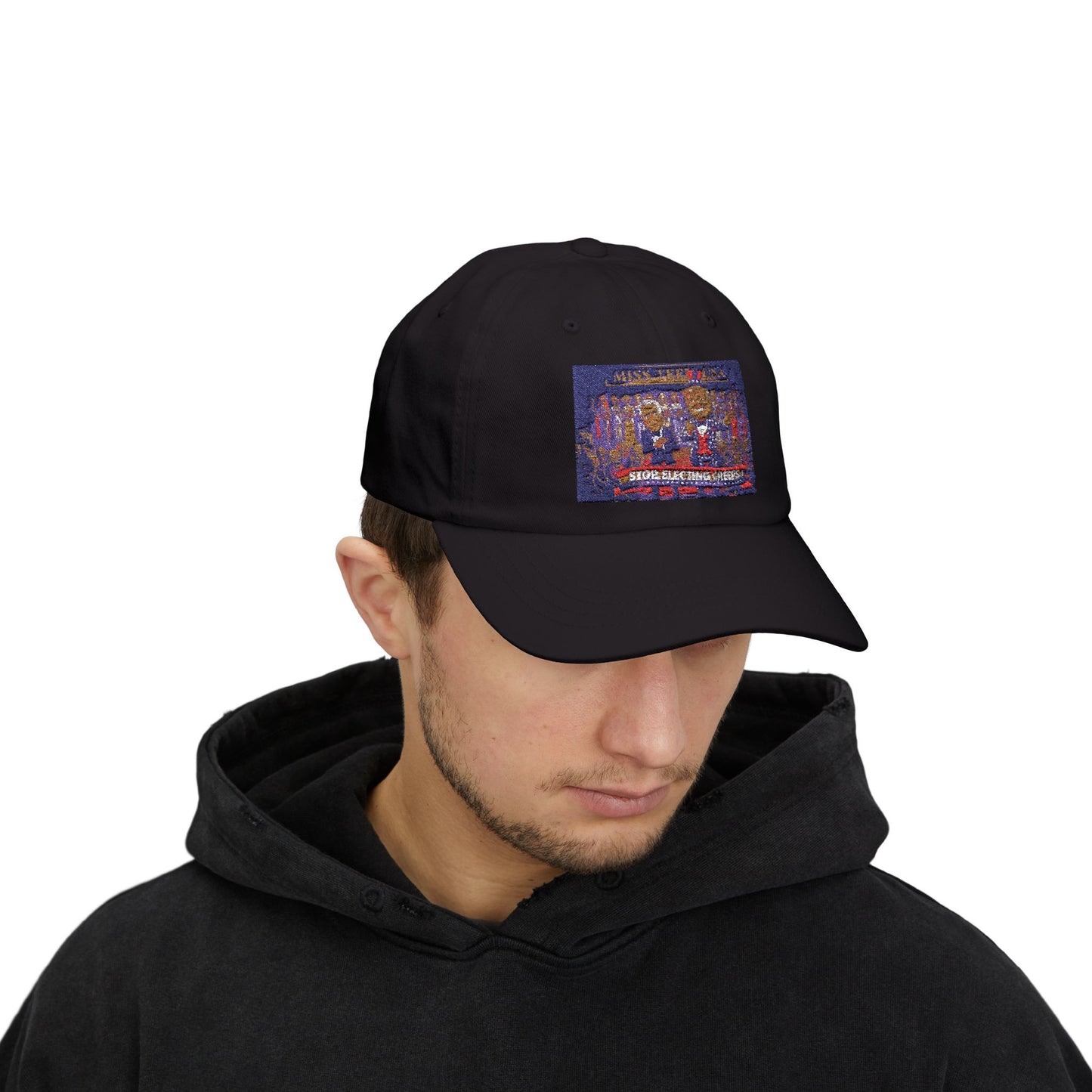 Dad Cap — Vintage Arcade 'Stop Kicking Sleep's' Graphic Hat