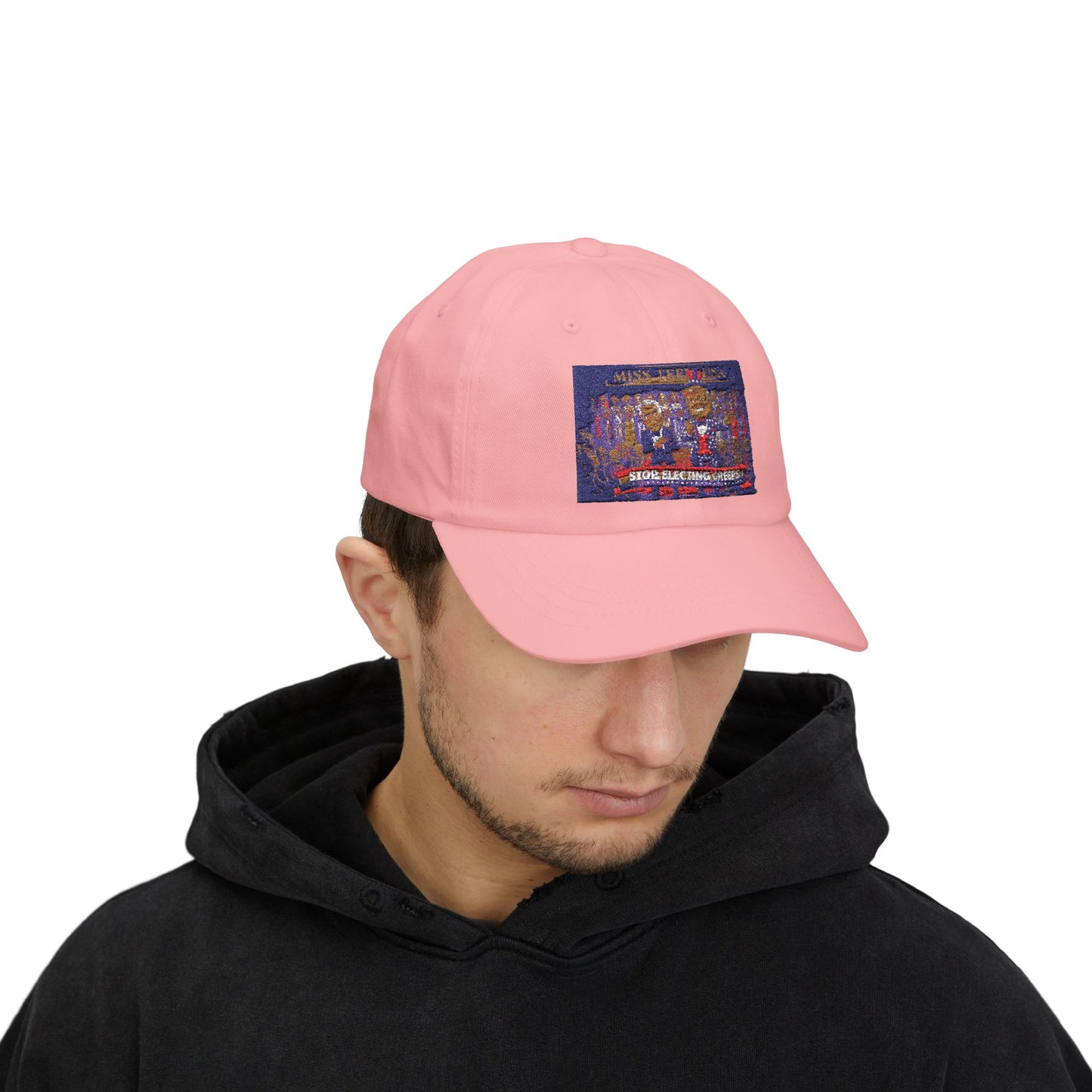Dad Cap — Vintage Arcade 'Stop Kicking Sleep's' Graphic Hat