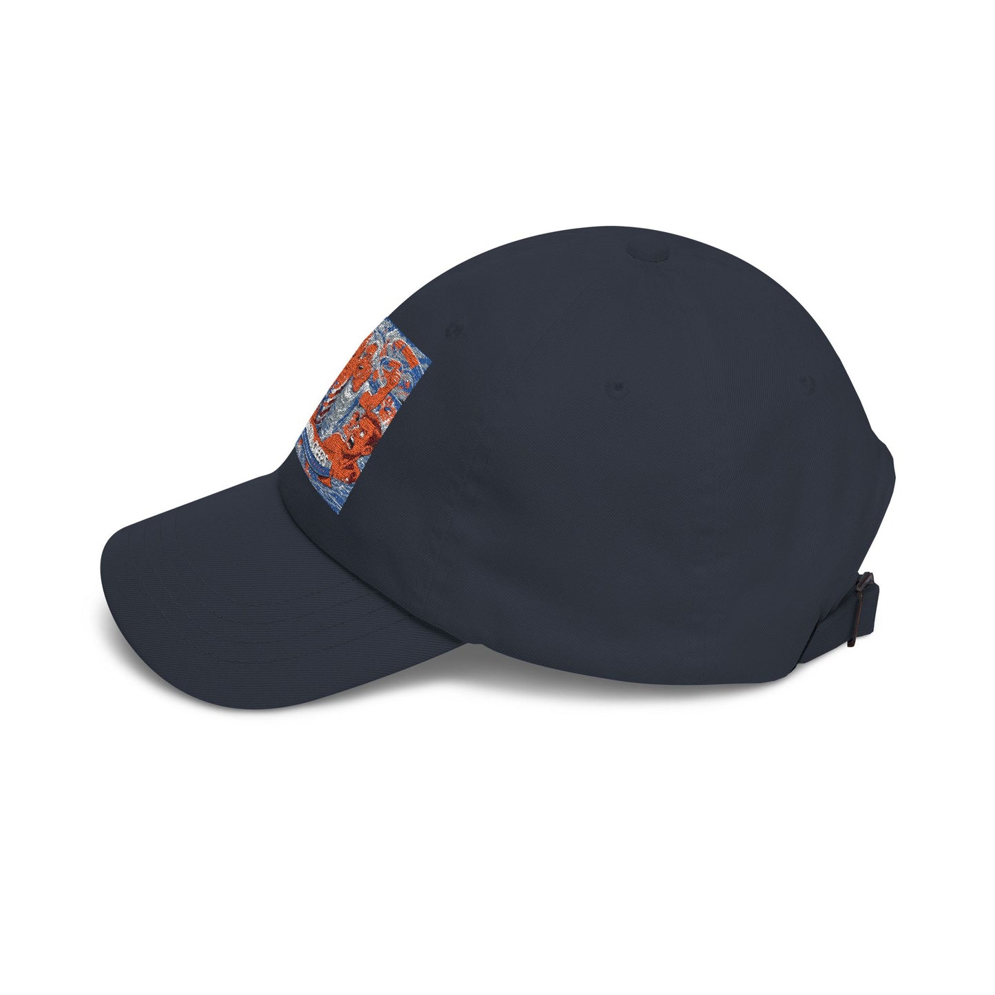 Dad Cap — Vintage Orange Lobsters Patch Hat