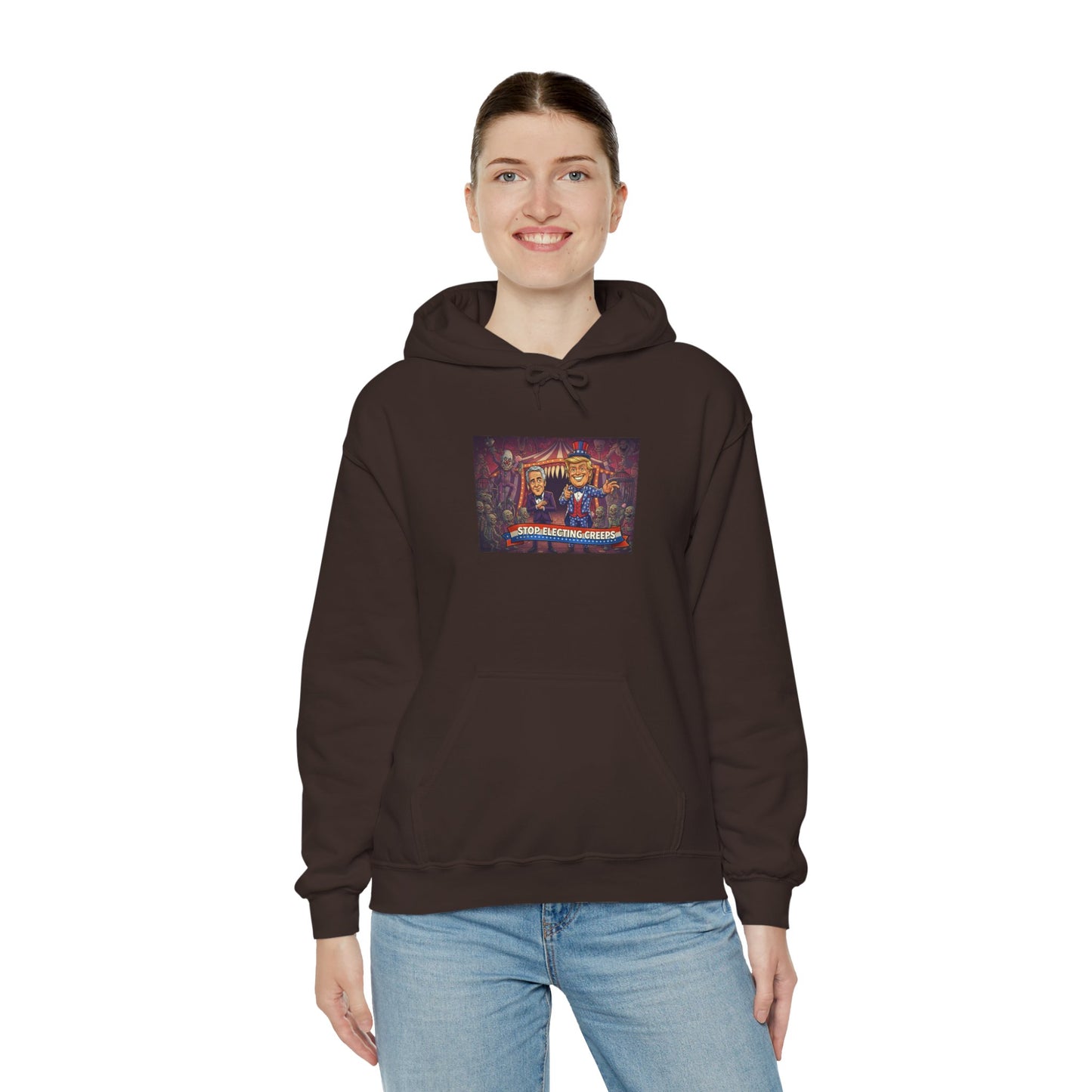 Retro Campfire Hoodie — "Good Vibes, Great Friends" Graphic Hooded Sweatshirt