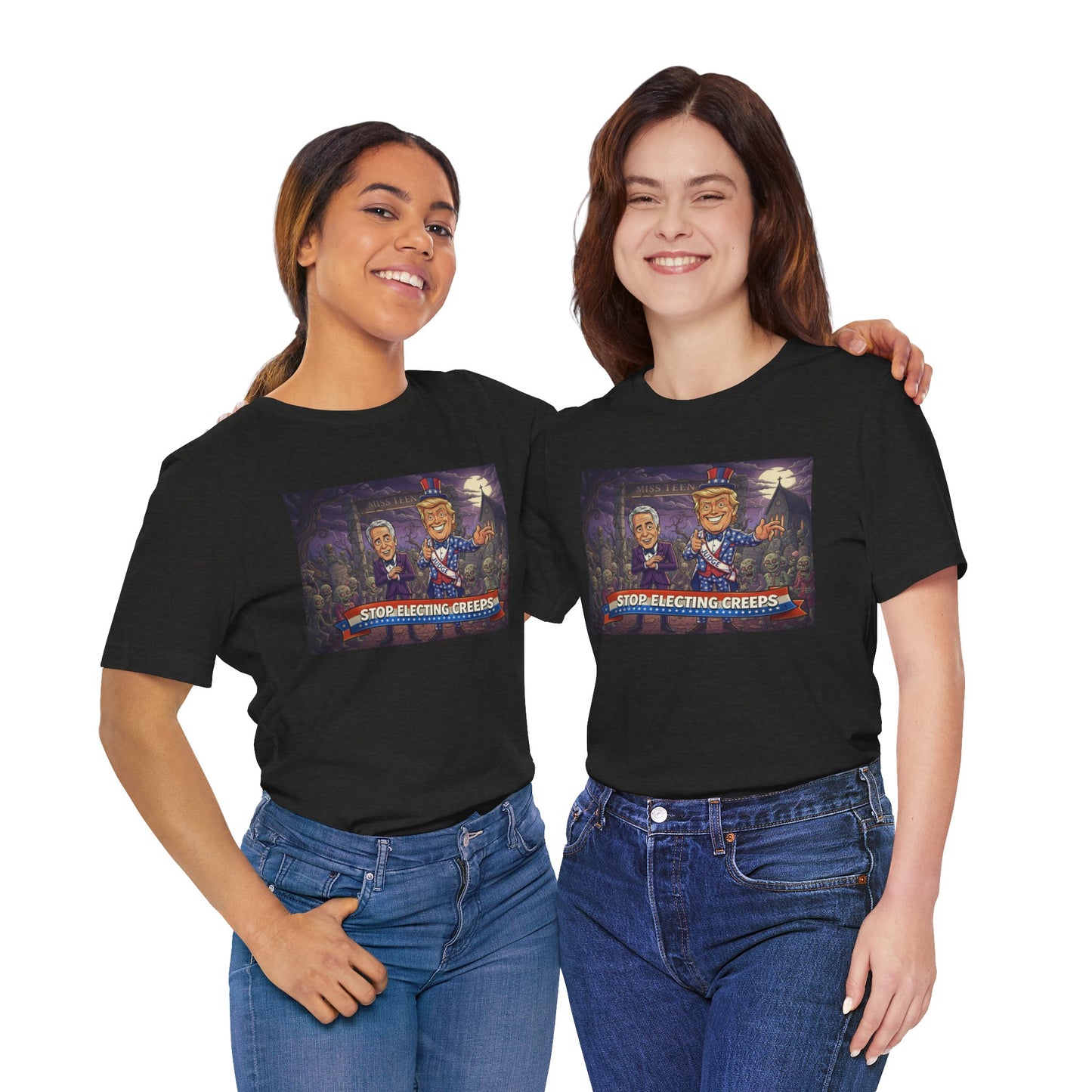 Stop Electing Creeps Political T‑Shirt — Satirical Anti‑Corruption Tee
