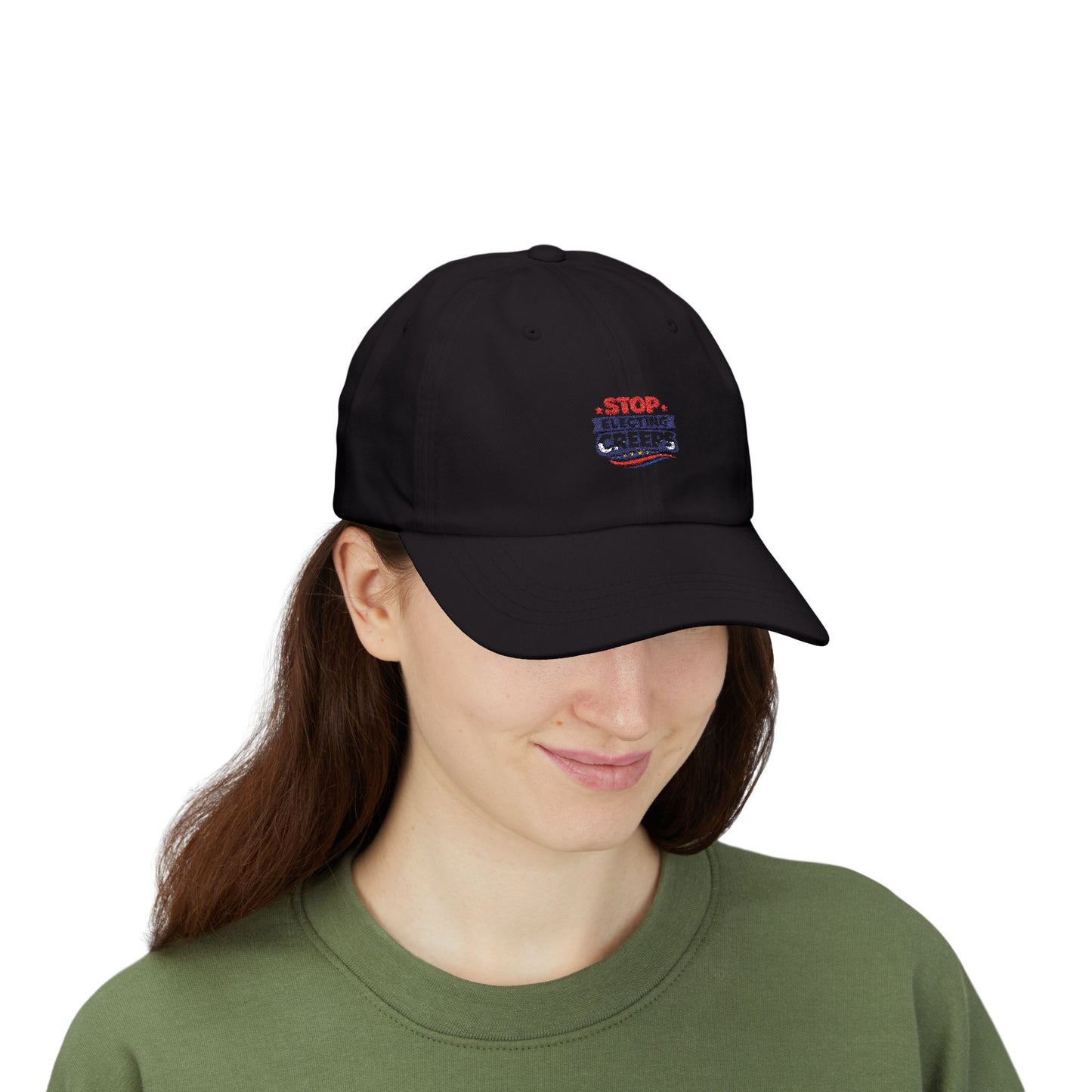Dad Cap — "Stop Electing Creeps" Embroidered Political Baseball Hat
