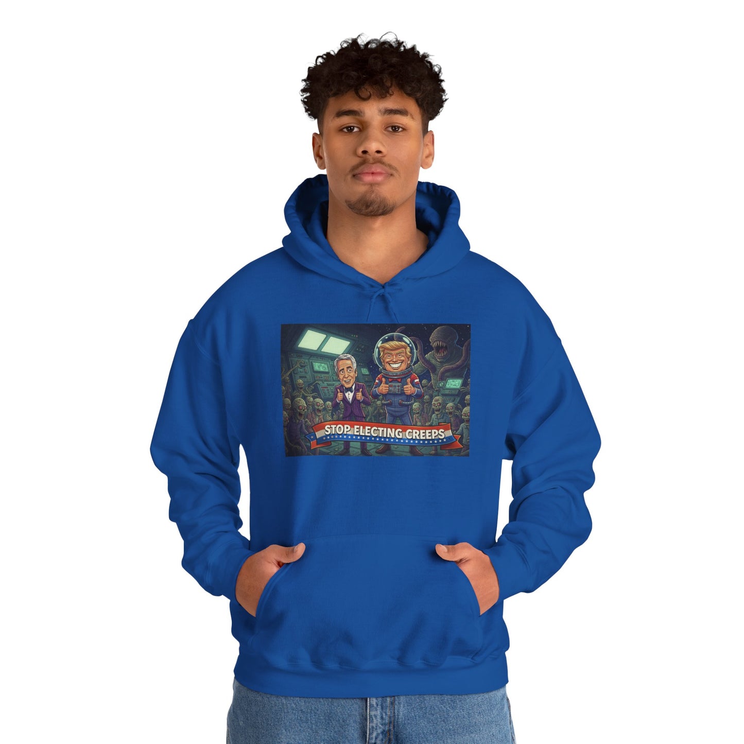Gaming Crew Hoodie — 'Store-Selecting Griefers' Retro Arcade Design