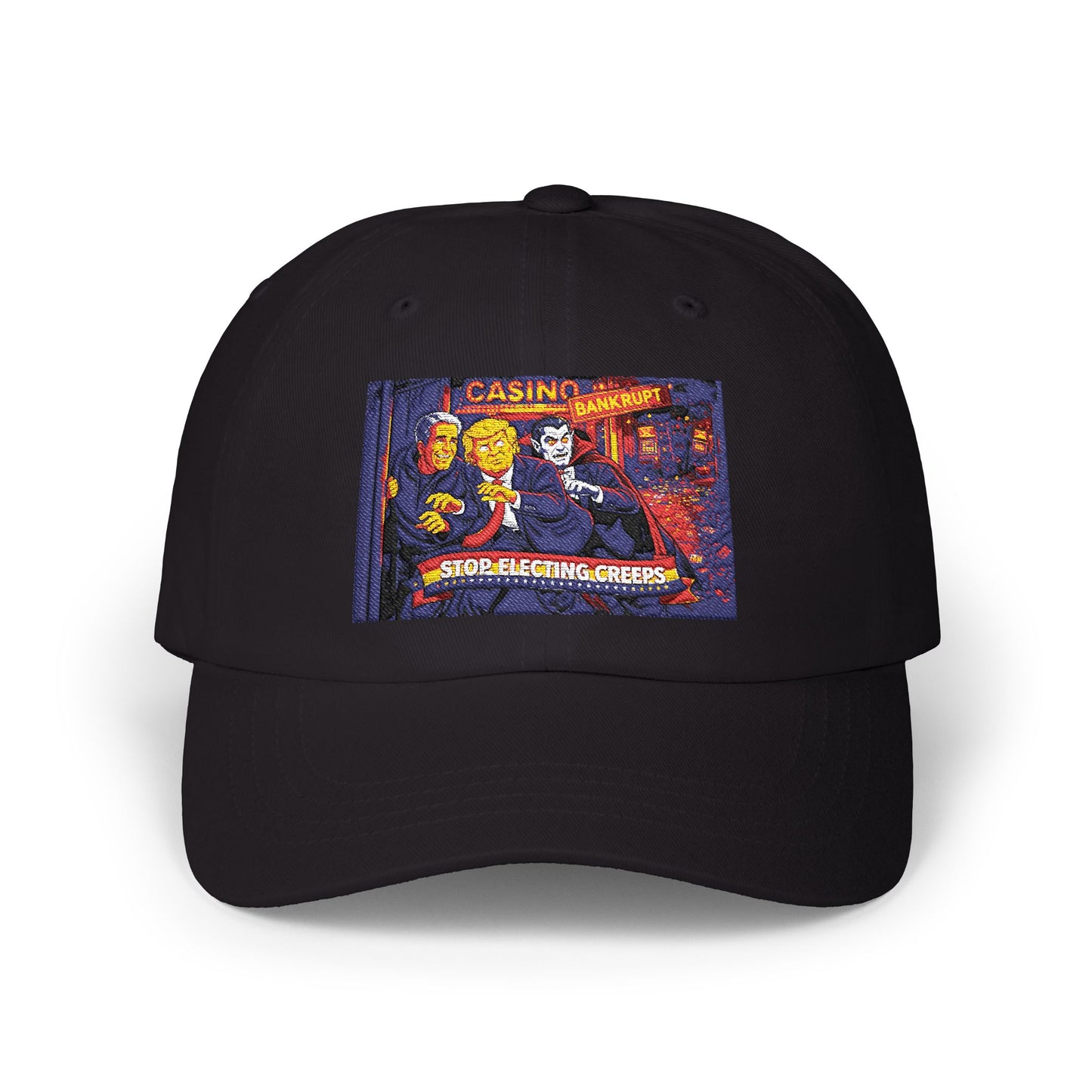 Dad Cap — Vintage Casino Poster Embroidered Baseball Hat