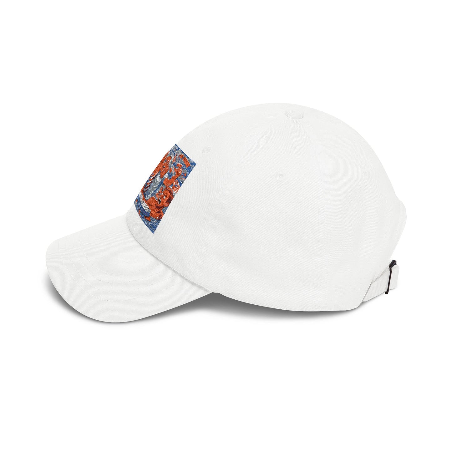 Dad Cap — Vintage Orange Lobsters Patch Hat
