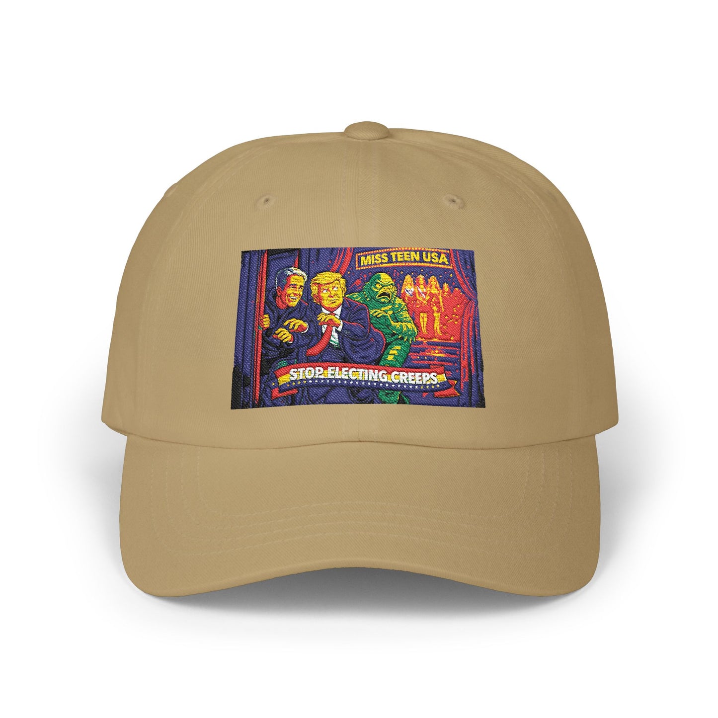 Dad Cap — Vintage Horror Movie Poster Patch 'Stop Watching Creeds'