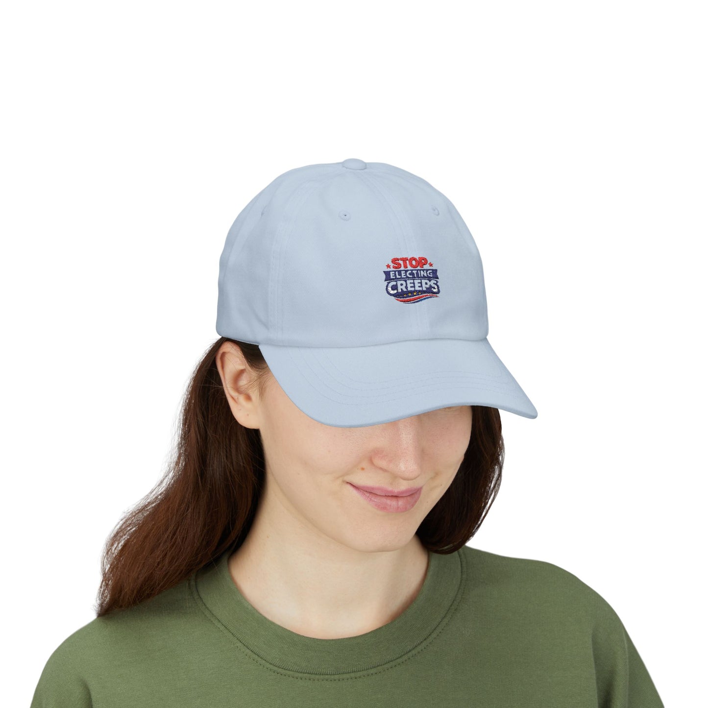 Dad Cap — "Stop Electing Creeps" Embroidered Political Baseball Hat
