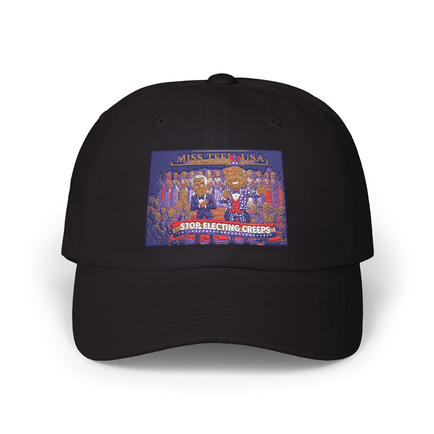 Dad Cap — Vintage Arcade 'Stop Kicking Sleep's' Graphic Hat