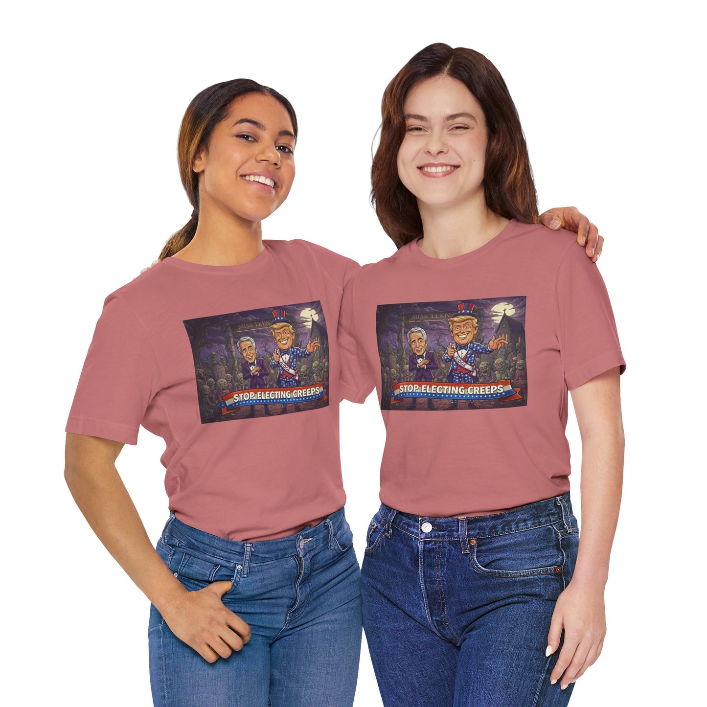 Stop Electing Creeps Political T‑Shirt — Satirical Anti‑Corruption Tee