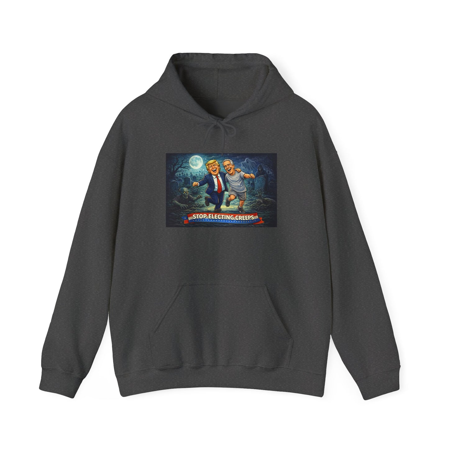 Political Comedy Hoodie — “Surrendering America” Satirical Graphic Sweatshirt