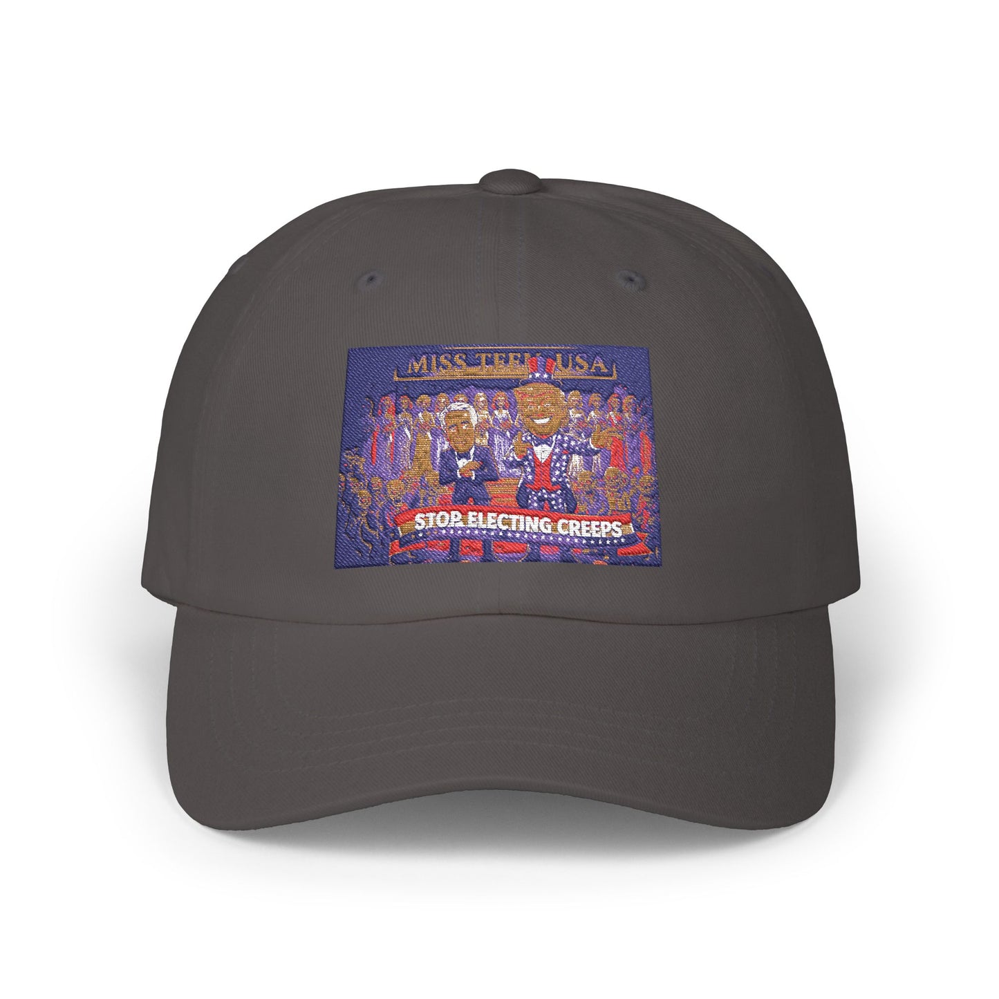 Dad Cap — Vintage Arcade 'Stop Kicking Sleep's' Graphic Hat