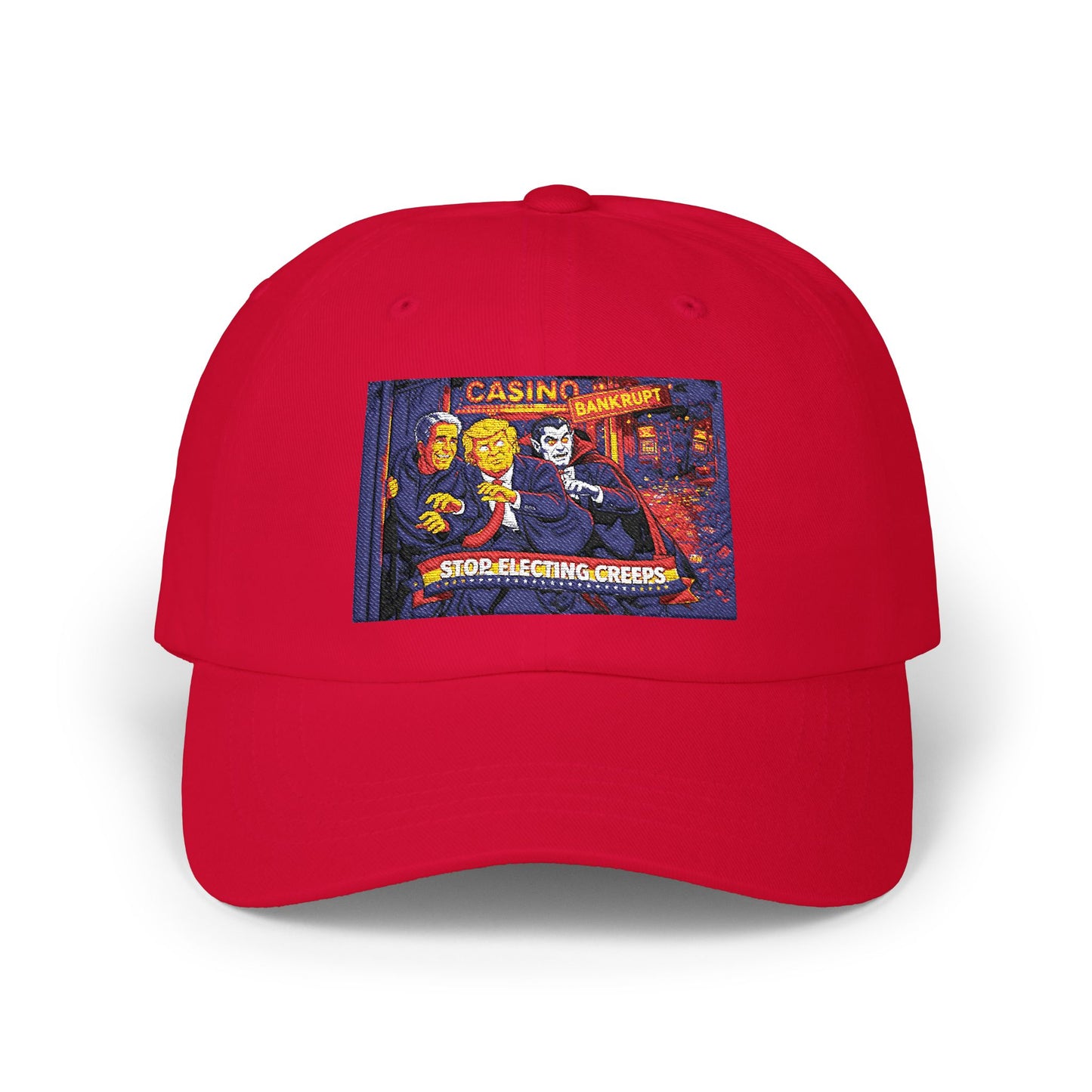 Dad Cap — Vintage Casino Poster Embroidered Baseball Hat