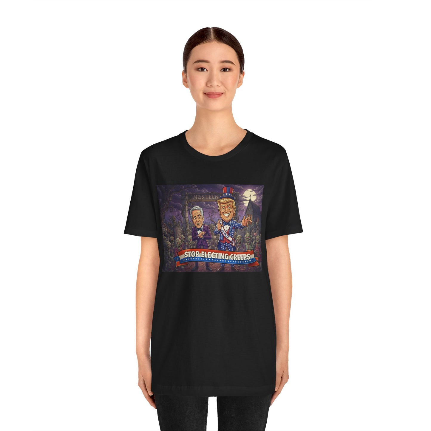 Stop Electing Creeps Political T‑Shirt — Satirical Anti‑Corruption Tee