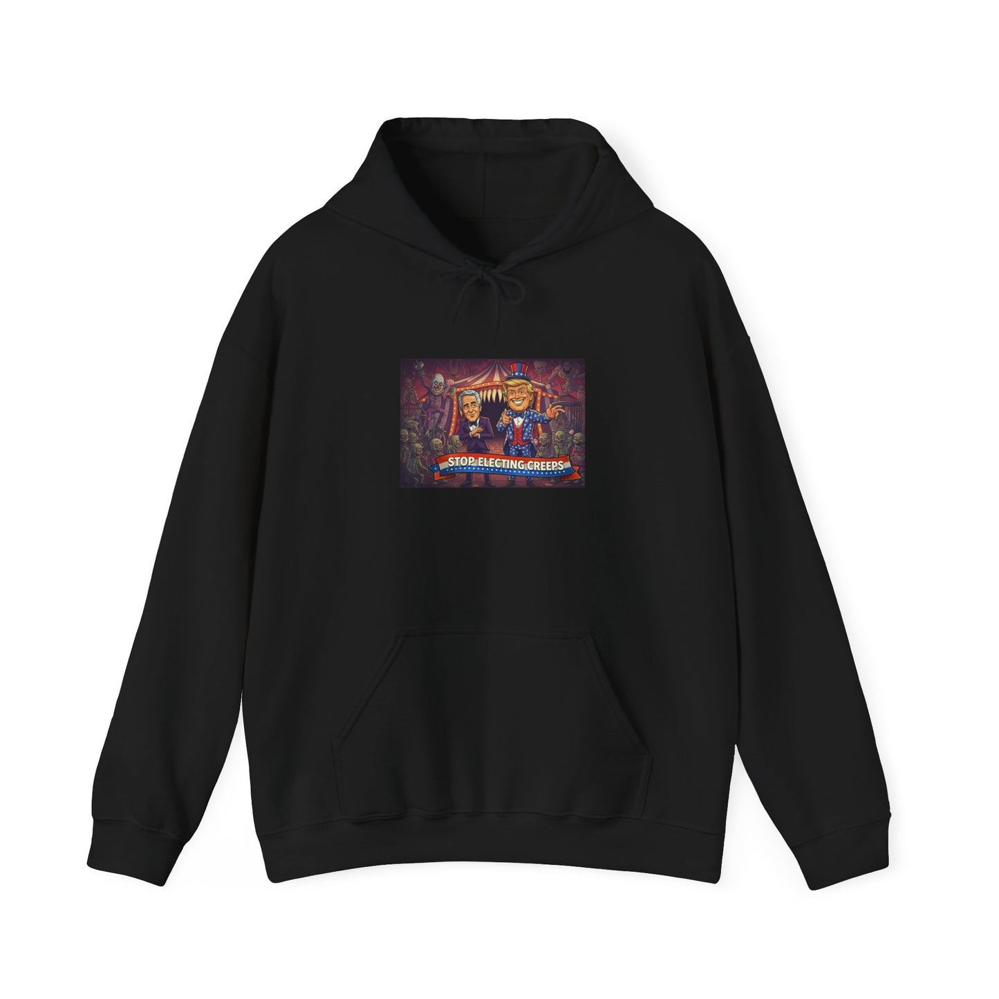 Retro Campfire Hoodie — "Good Vibes, Great Friends" Graphic Hooded Sweatshirt