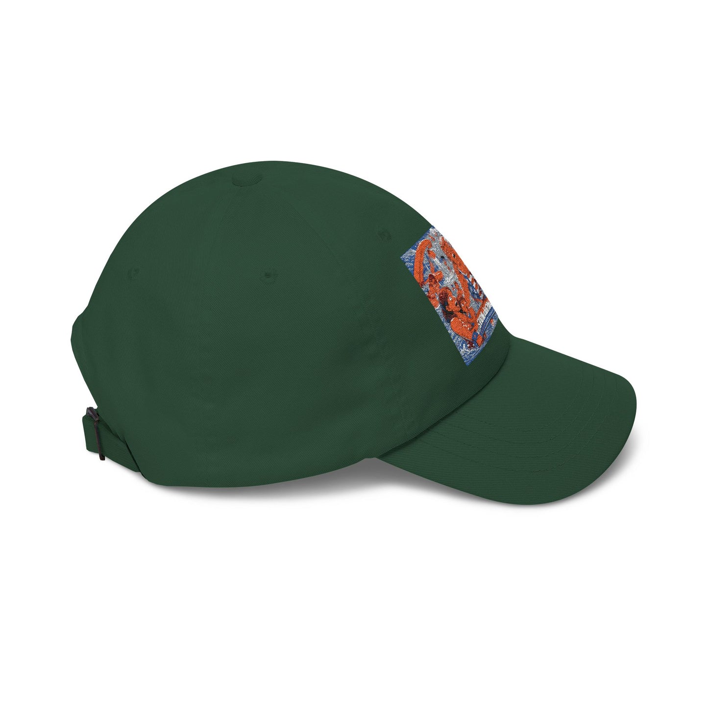 Dad Cap — Vintage Orange Lobsters Patch Hat