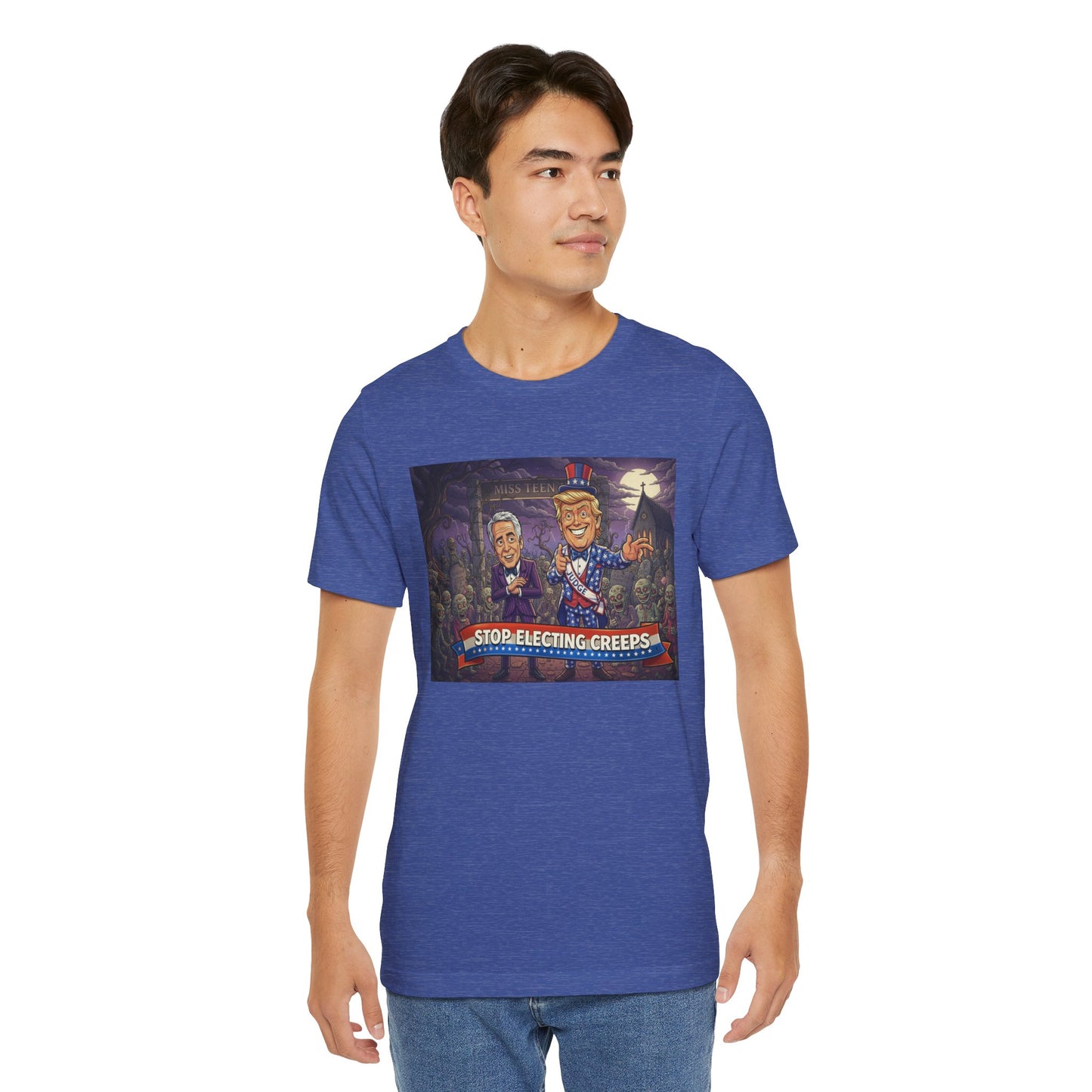 Stop Electing Creeps Political T‑Shirt — Satirical Anti‑Corruption Tee