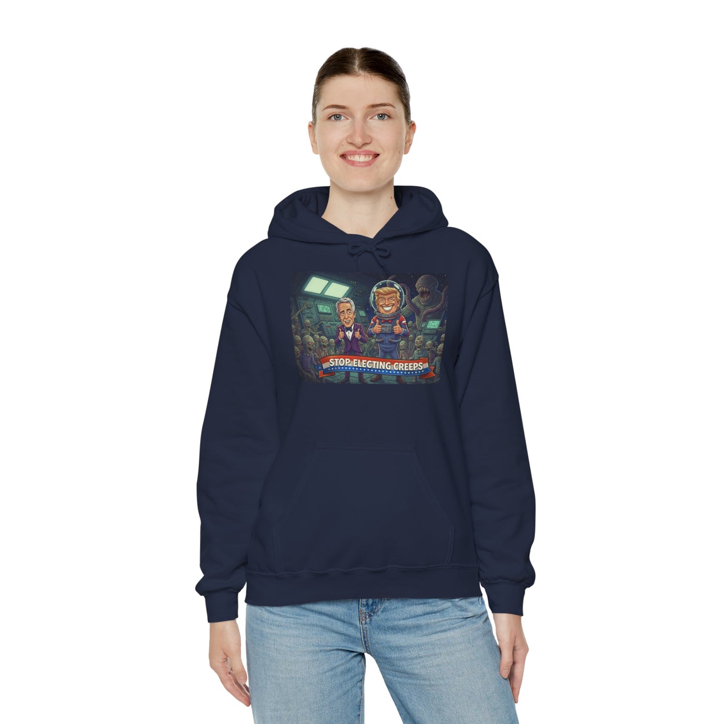 Gaming Crew Hoodie — 'Store-Selecting Griefers' Retro Arcade Design