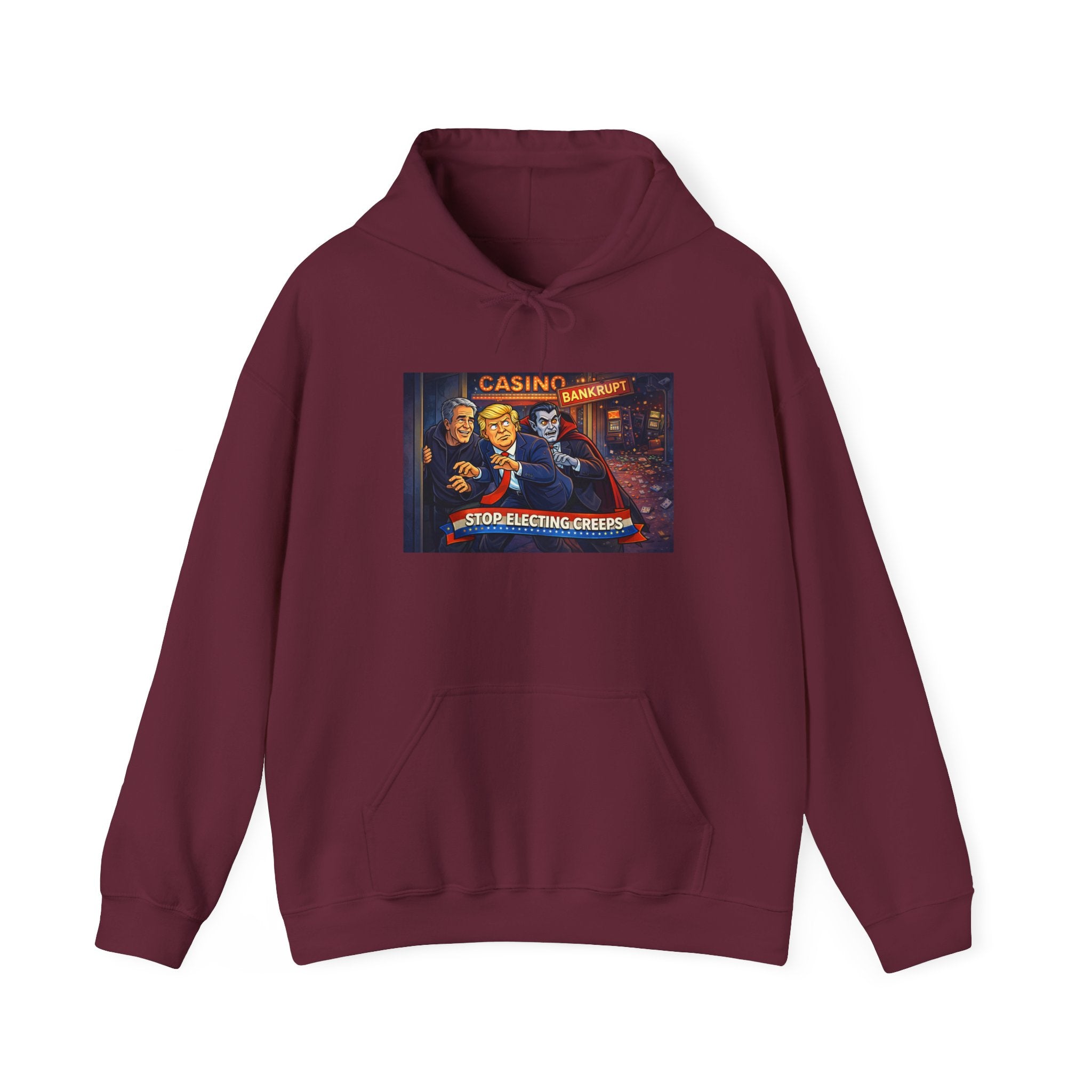 Casino Night Hoodie — Vintage Gambling Scene Sweatshirt