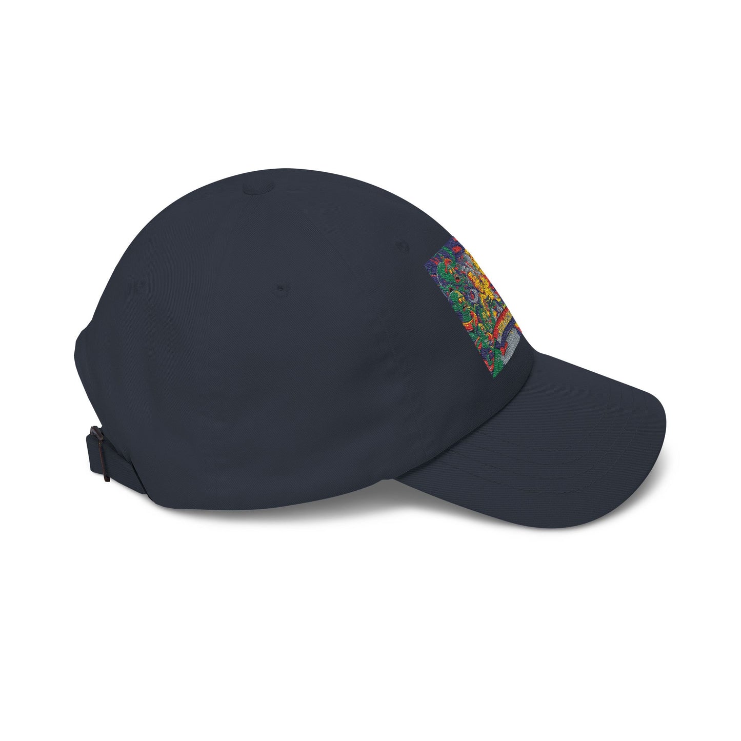 Dad Cap — Colorful Mosaic Smile Design