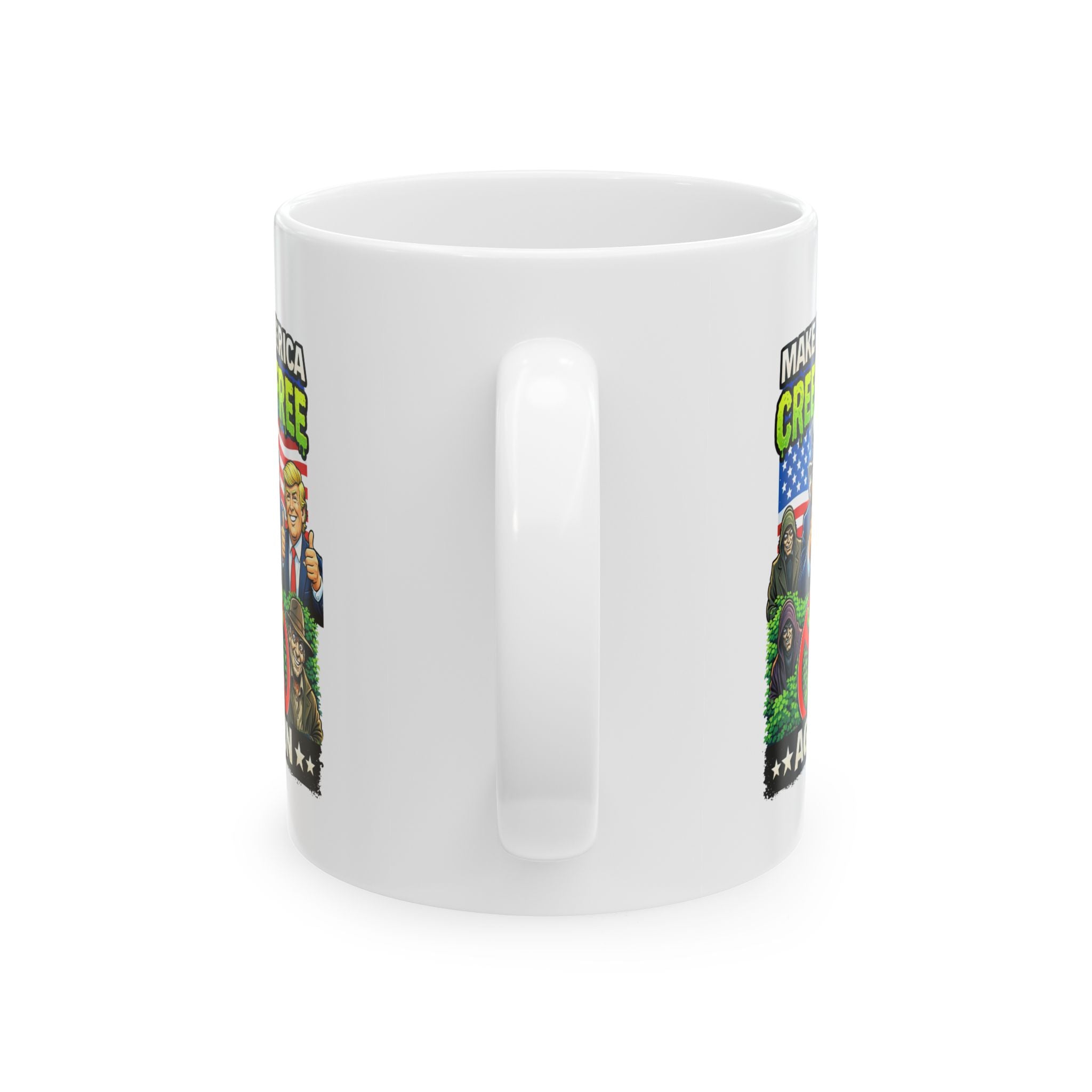 Ceramic Mug — "World's Best Grandpa" Patriotic Grandpa Coffee Mug (11oz, 15oz)