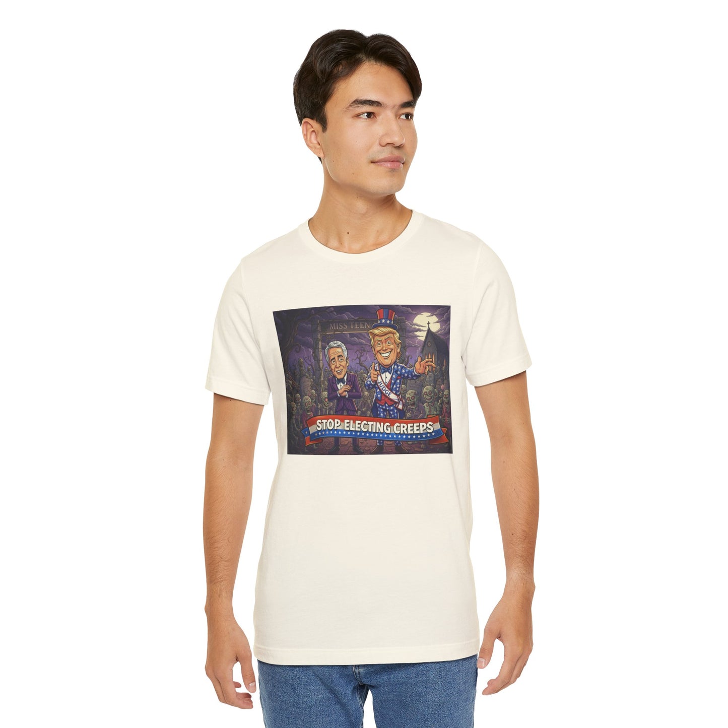 Stop Electing Creeps Political T‑Shirt — Satirical Anti‑Corruption Tee
