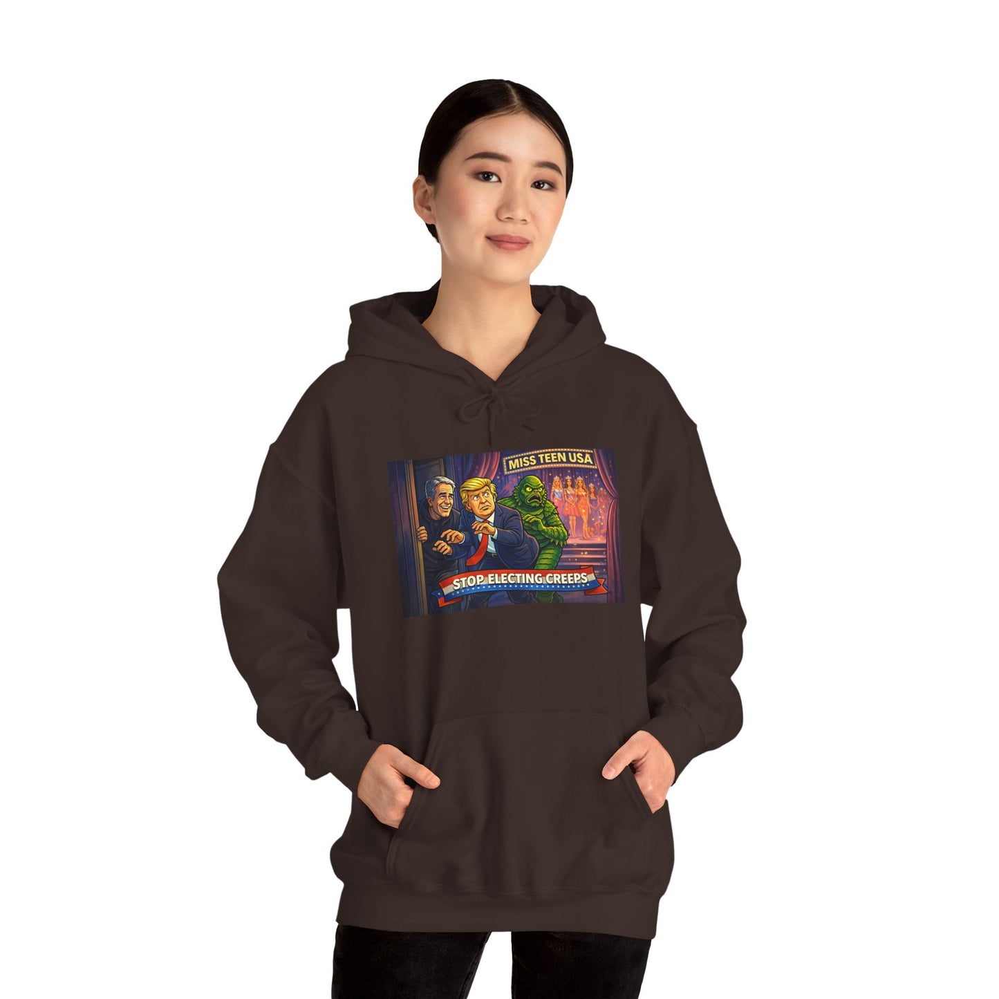 Hoodie — Retro Vintage Movie Poster "Bride of Frankenstein" Graphic Pullover